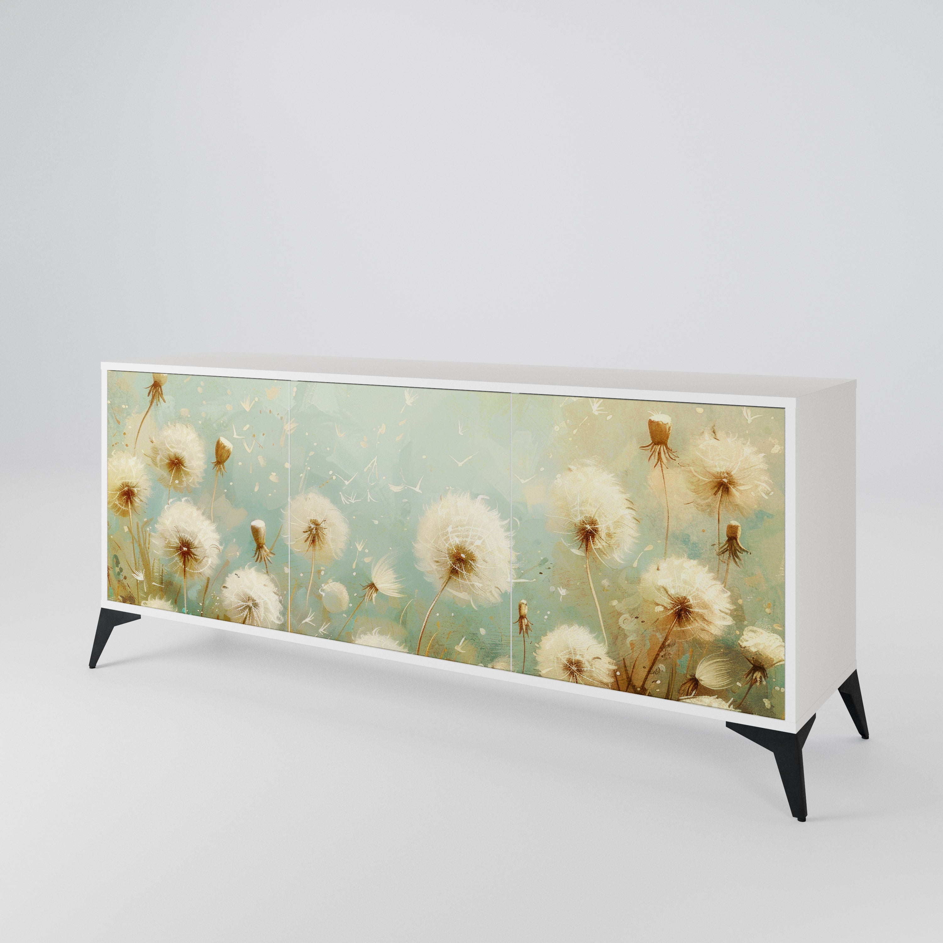 DREAMY MEADOW Komoda 3-drzwiowa korpus Biały