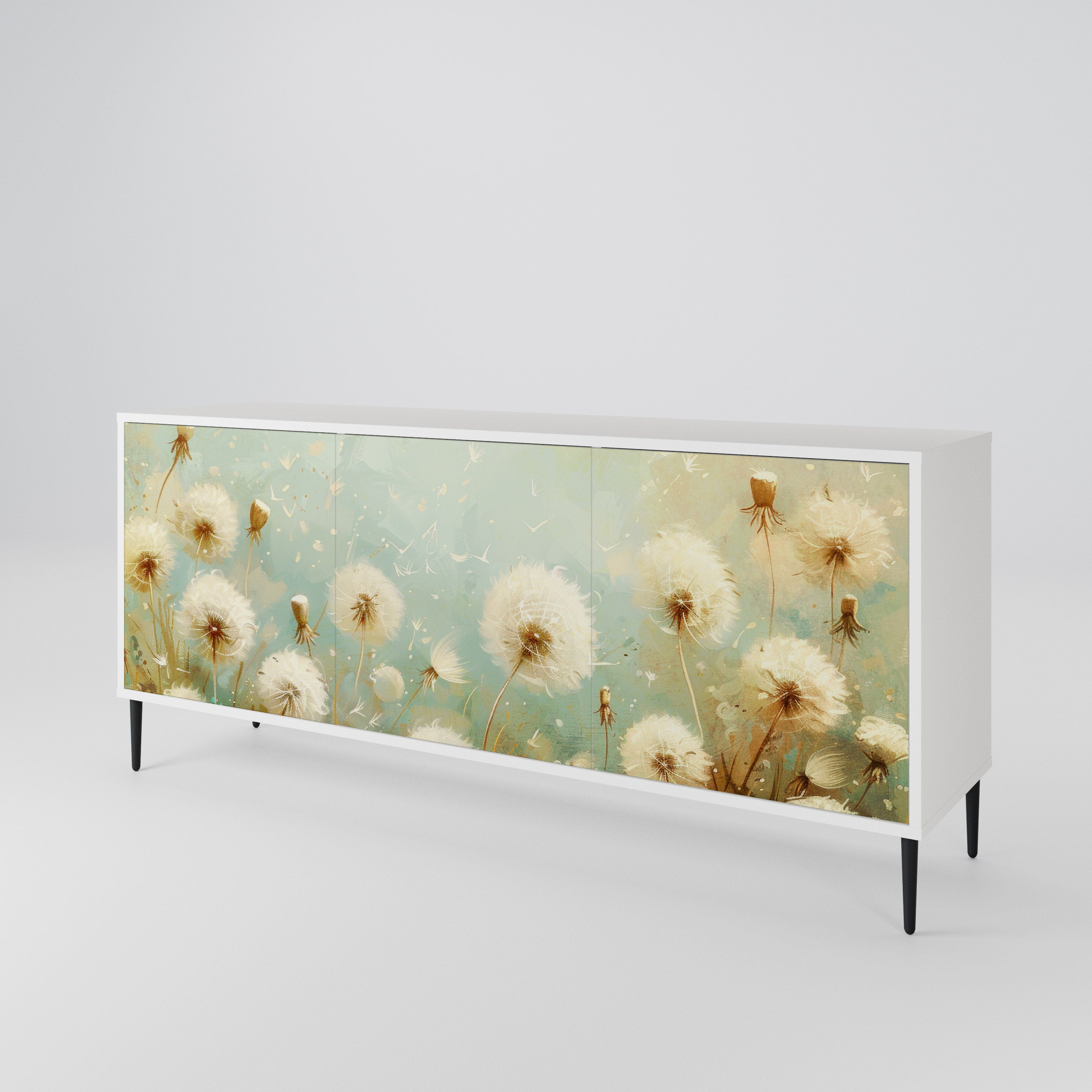 DREAMY MEADOW Komoda 3-drzwiowa korpus Biały