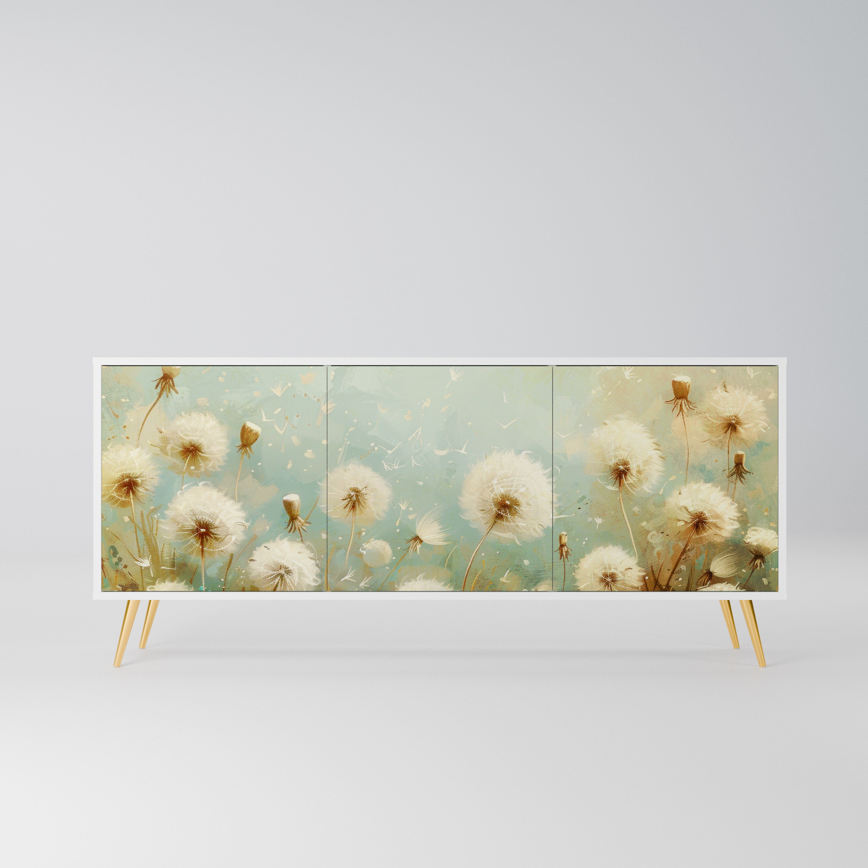 DREAMY MEADOW Komoda 3-drzwiowa korpus Biały