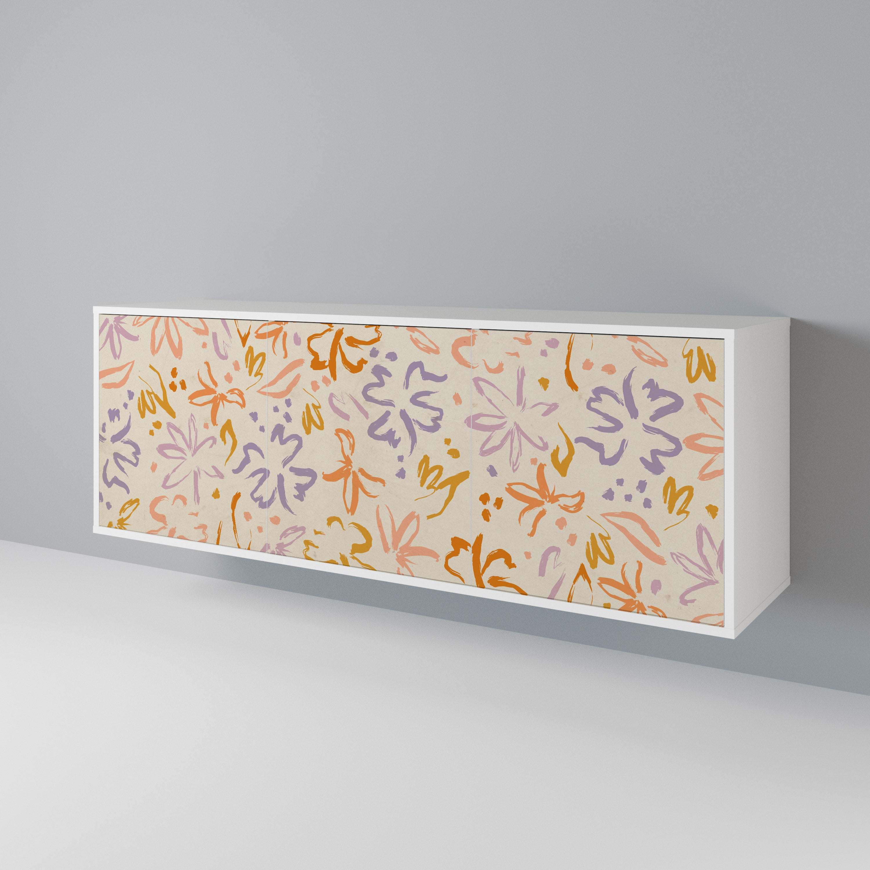 SPRING WHIMSY Komoda 3-drzwiowa korpus Biały