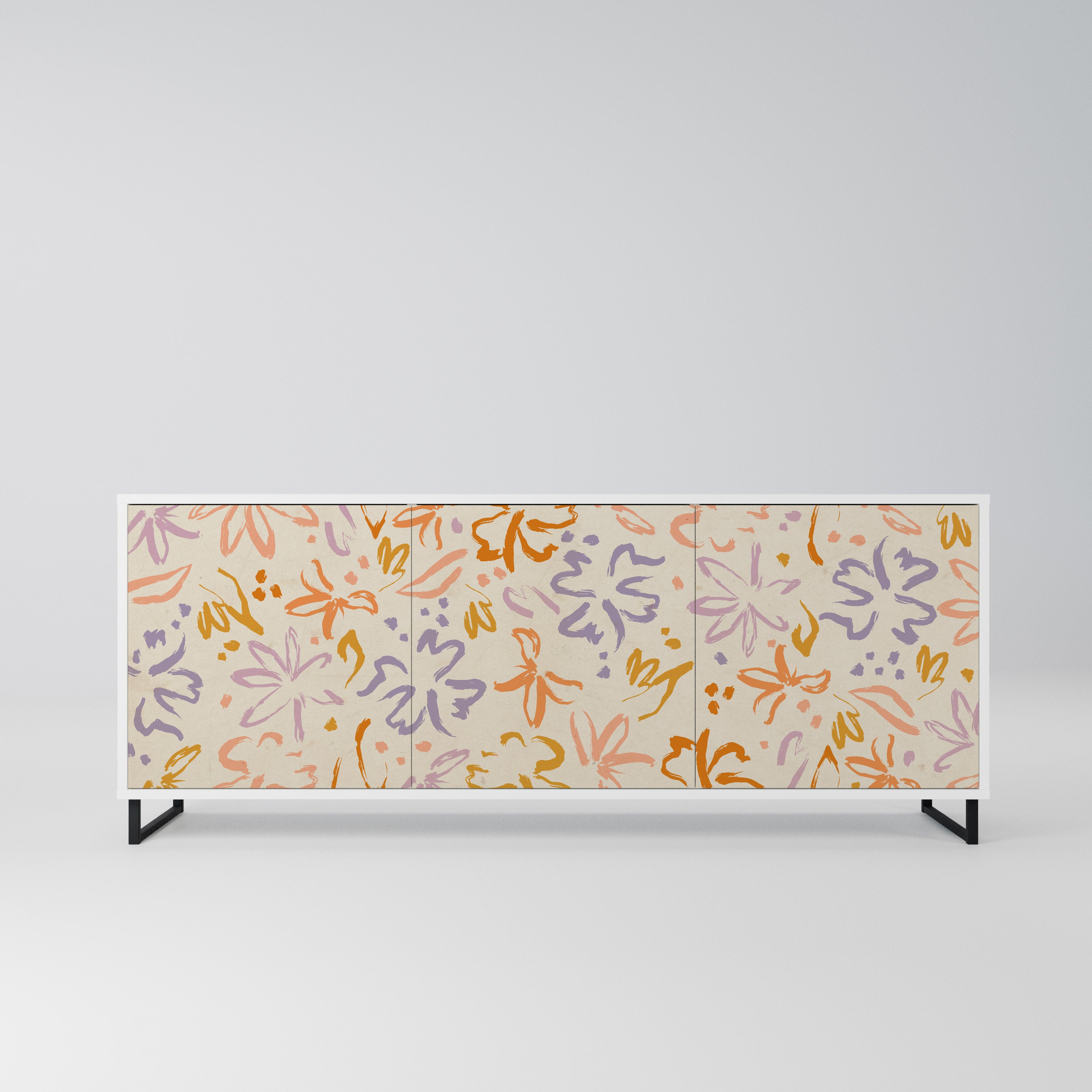 SPRING WHIMSY Komoda 3-drzwiowa korpus Biały