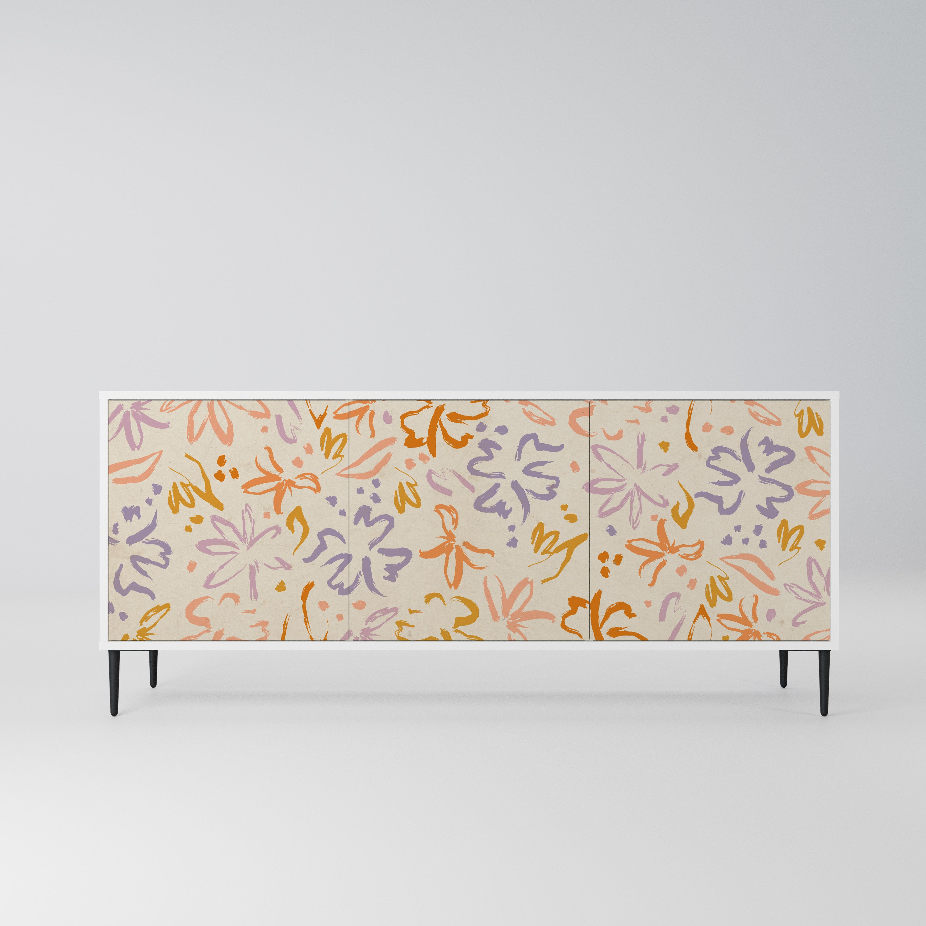 SPRING WHIMSY Komoda 3-drzwiowa korpus Biały