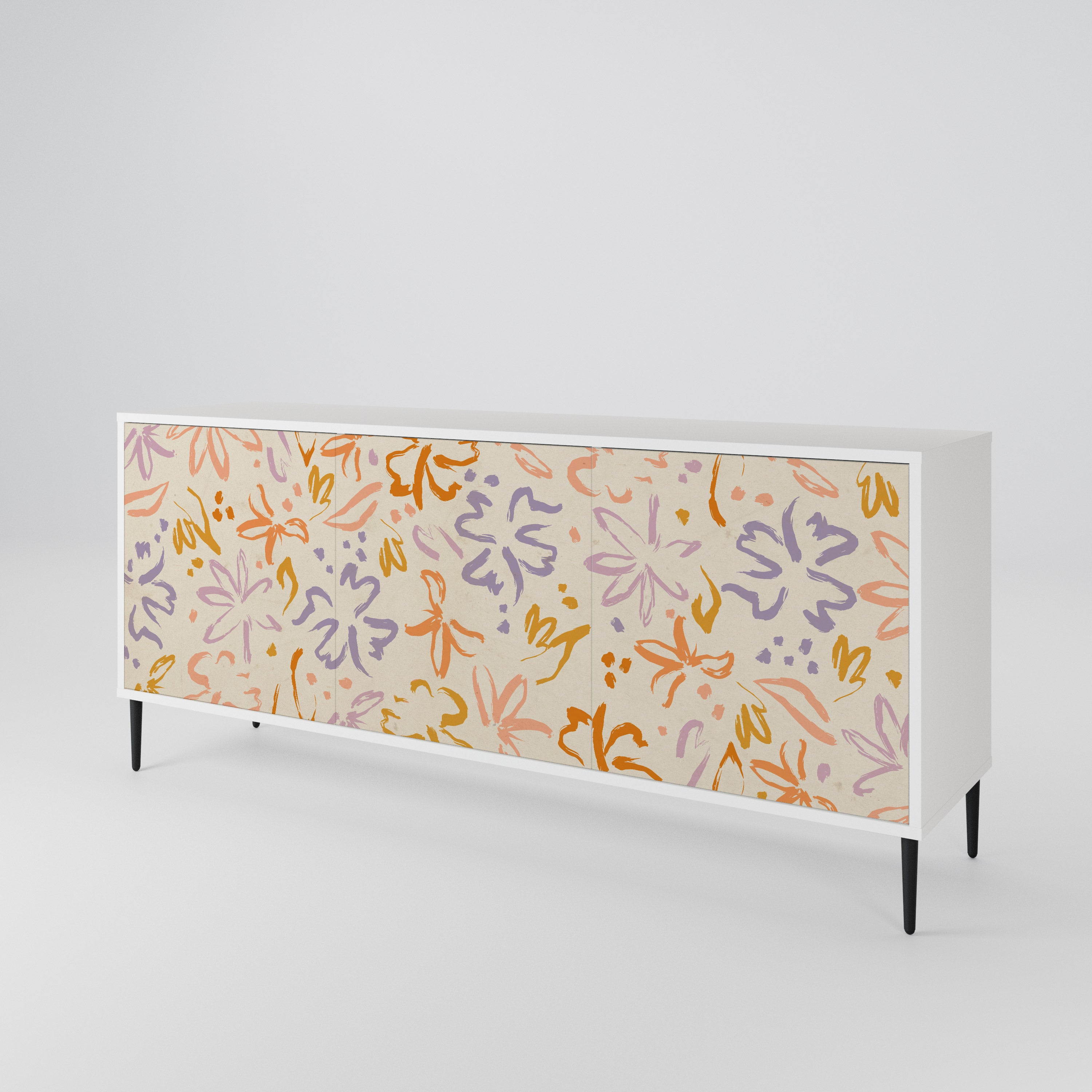 SPRING WHIMSY Komoda 3-drzwiowa korpus Biały