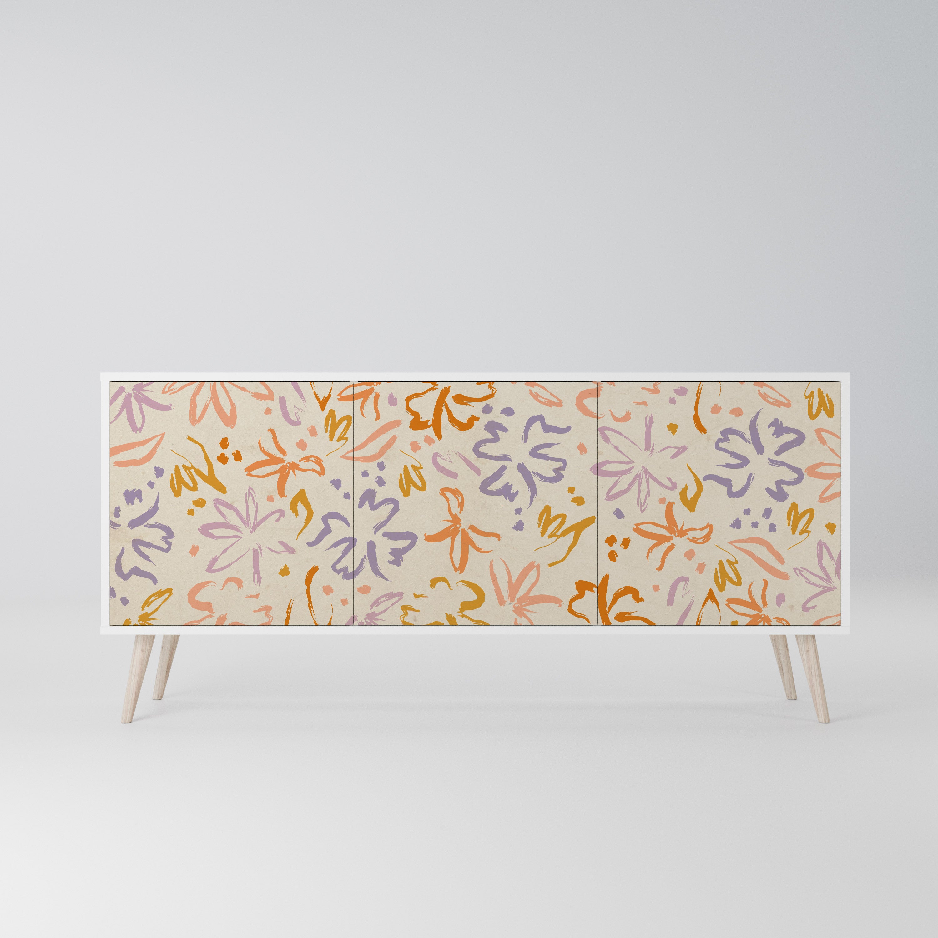 SPRING WHIMSY Komoda 3-drzwiowa korpus Biały