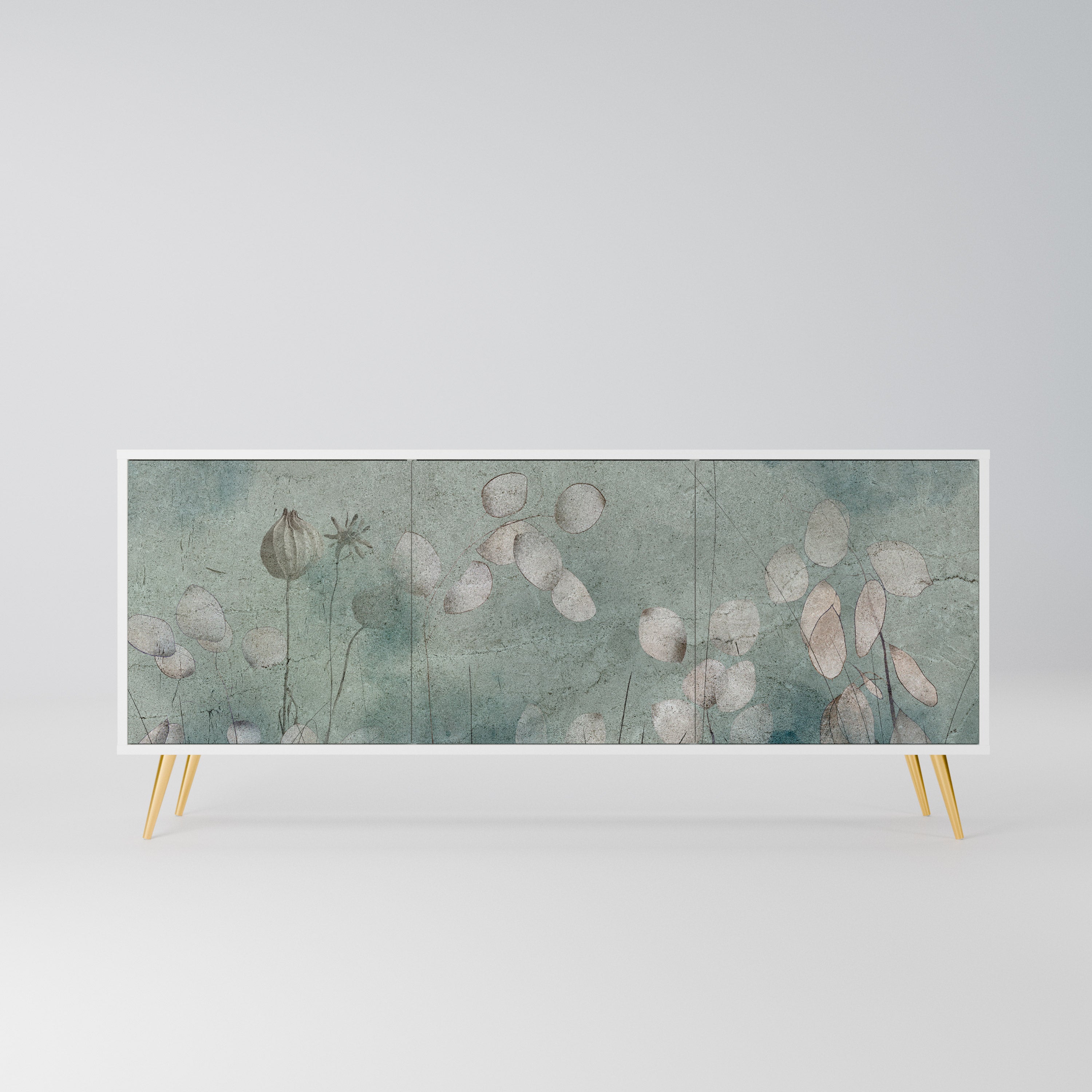 NIGHT LADY Komoda 3-drzwiowa korpus Biały