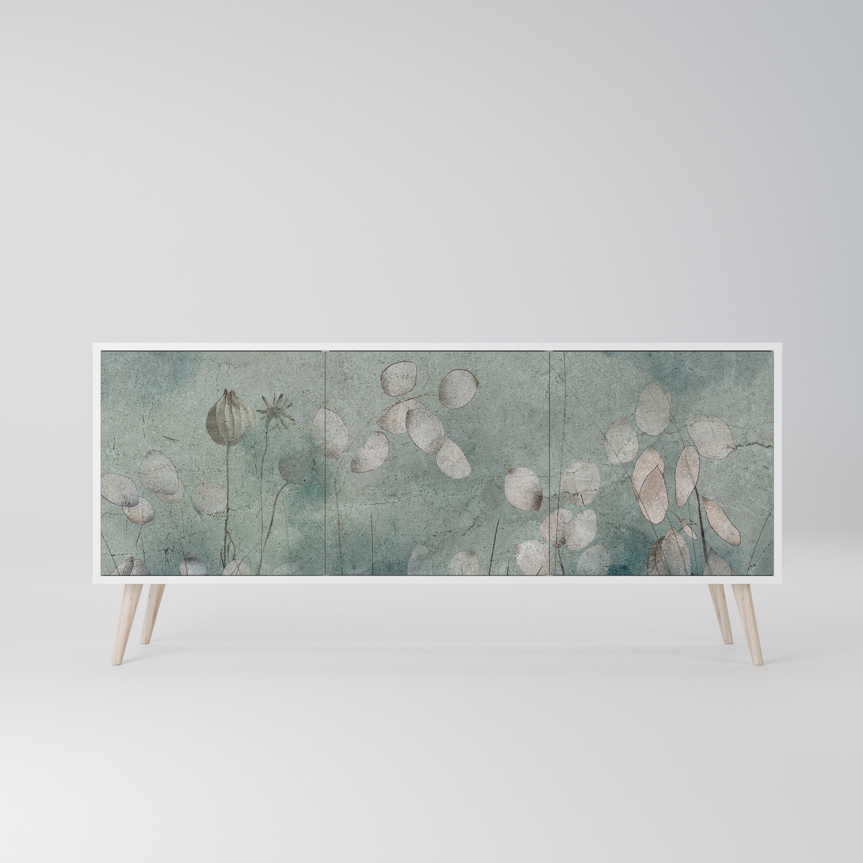 NIGHT LADY Komoda 3-drzwiowa korpus Biały