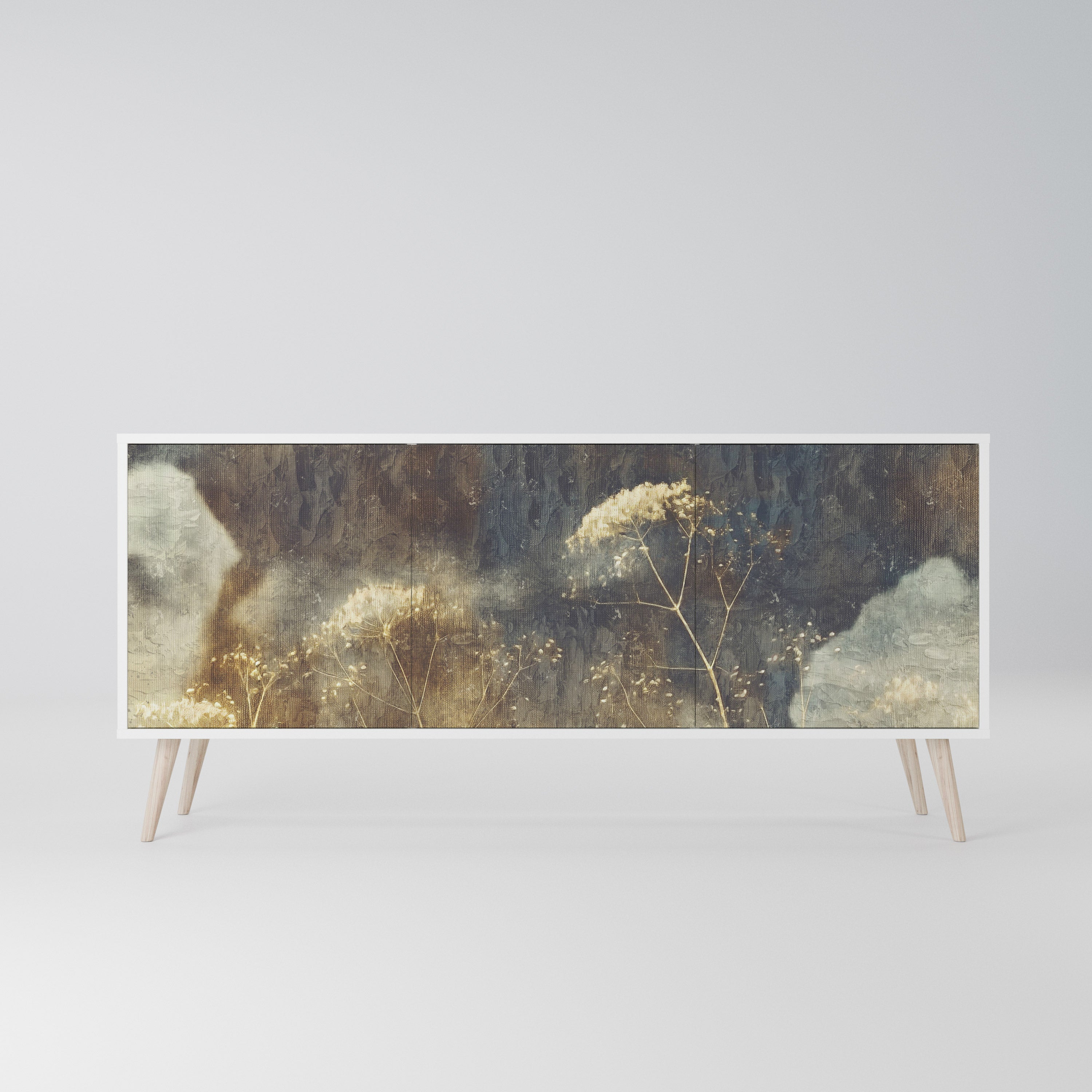 GENTLE POWER Komoda 3-drzwiowa korpus Biały