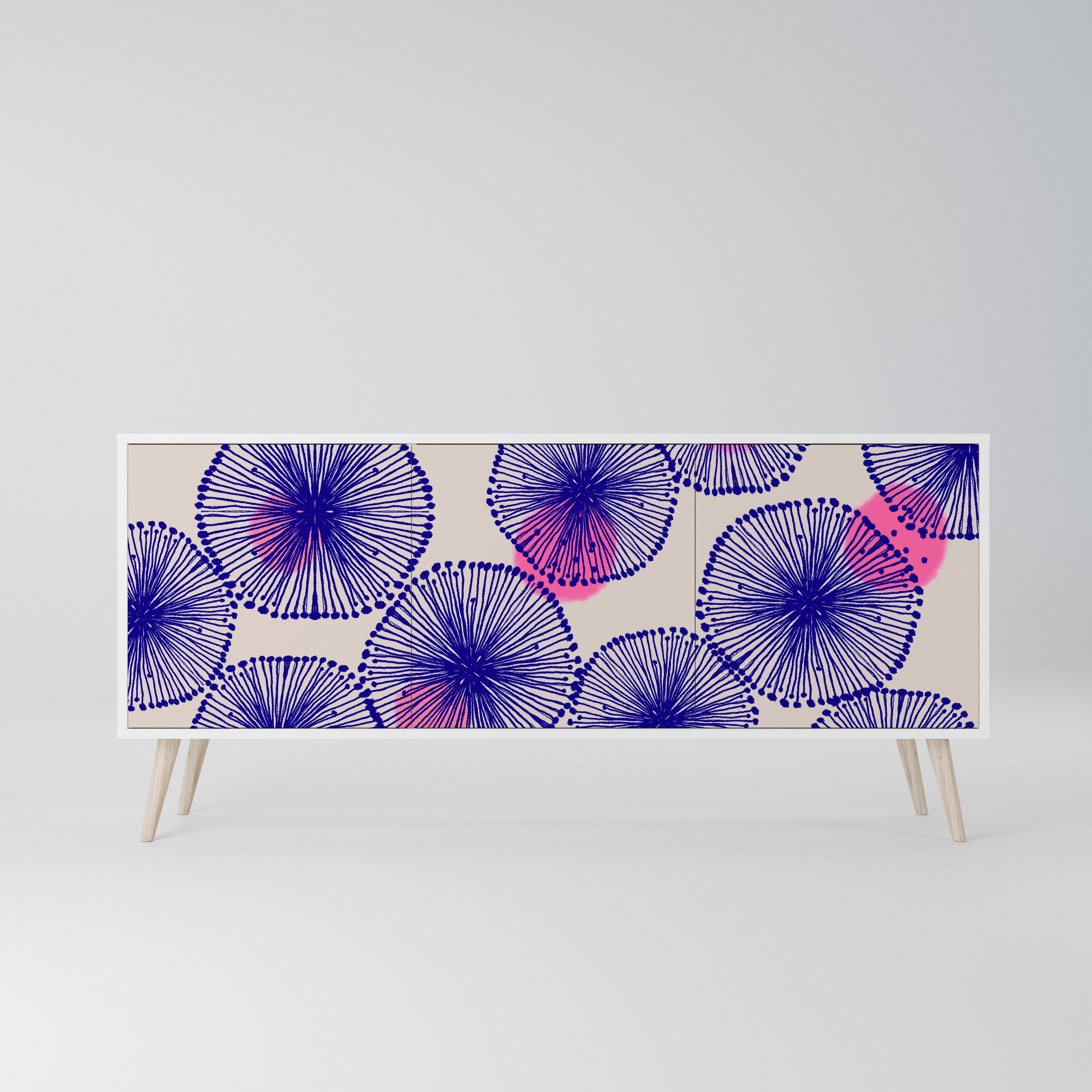 MAGIC NATURE Komoda 3-drzwiowa korpus Biały