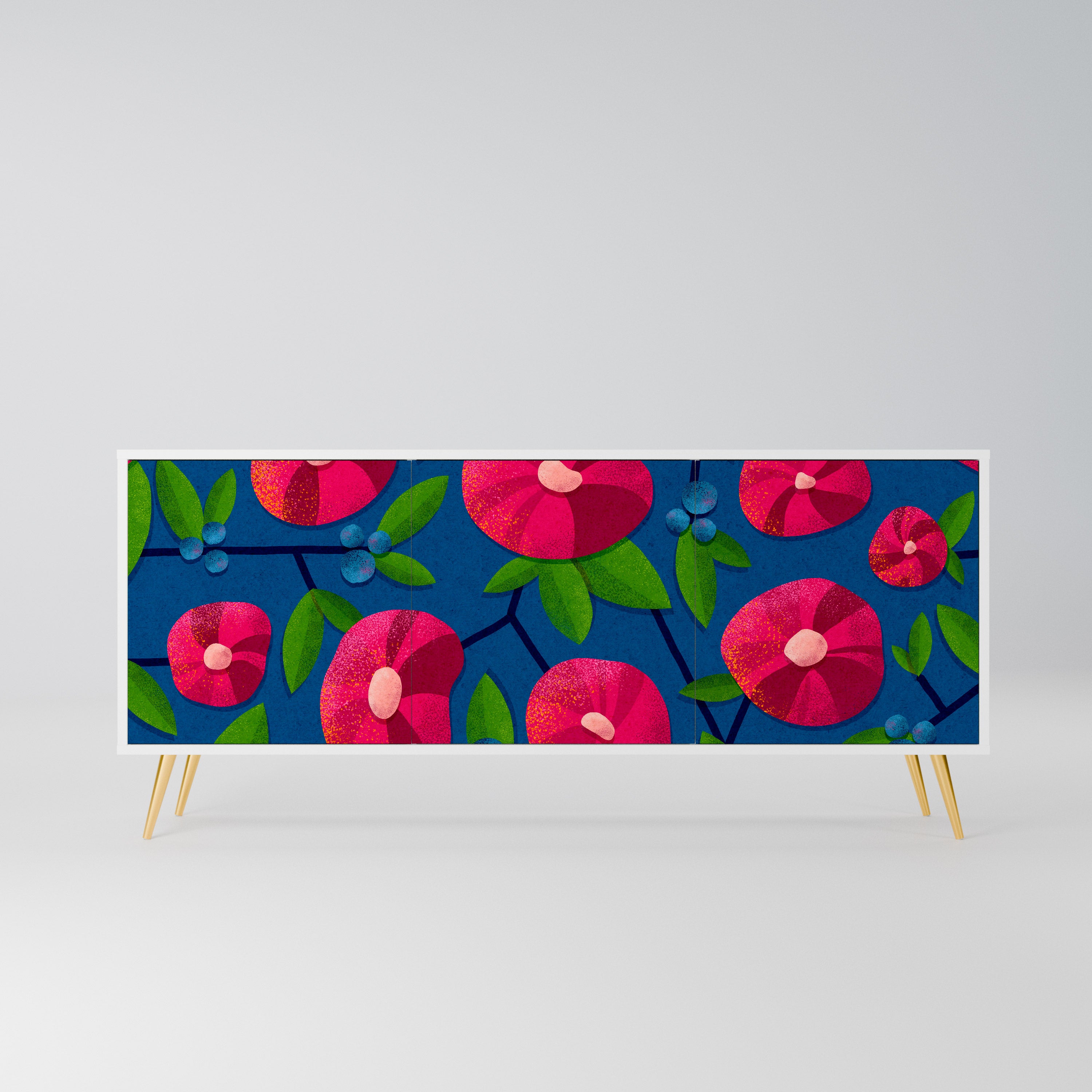 SPRING THOUGHTS Komoda 3-drzwiowa korpus Biały