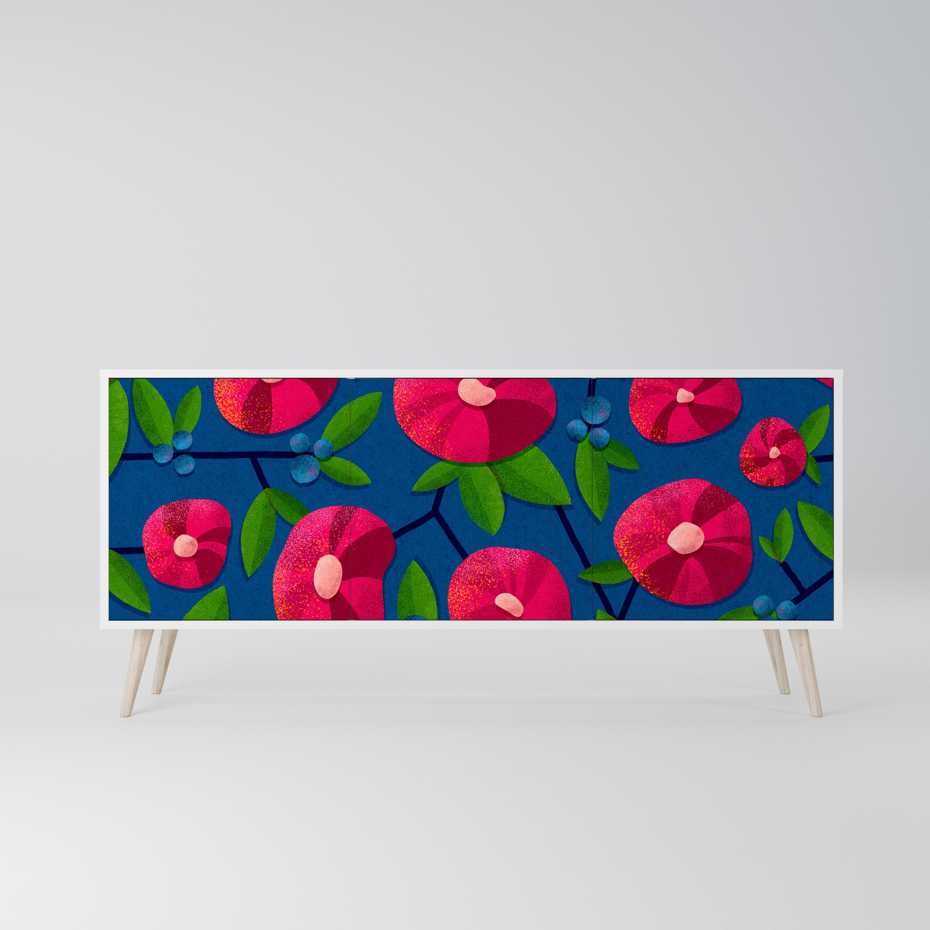 SPRING THOUGHTS Komoda 3-drzwiowa korpus Biały