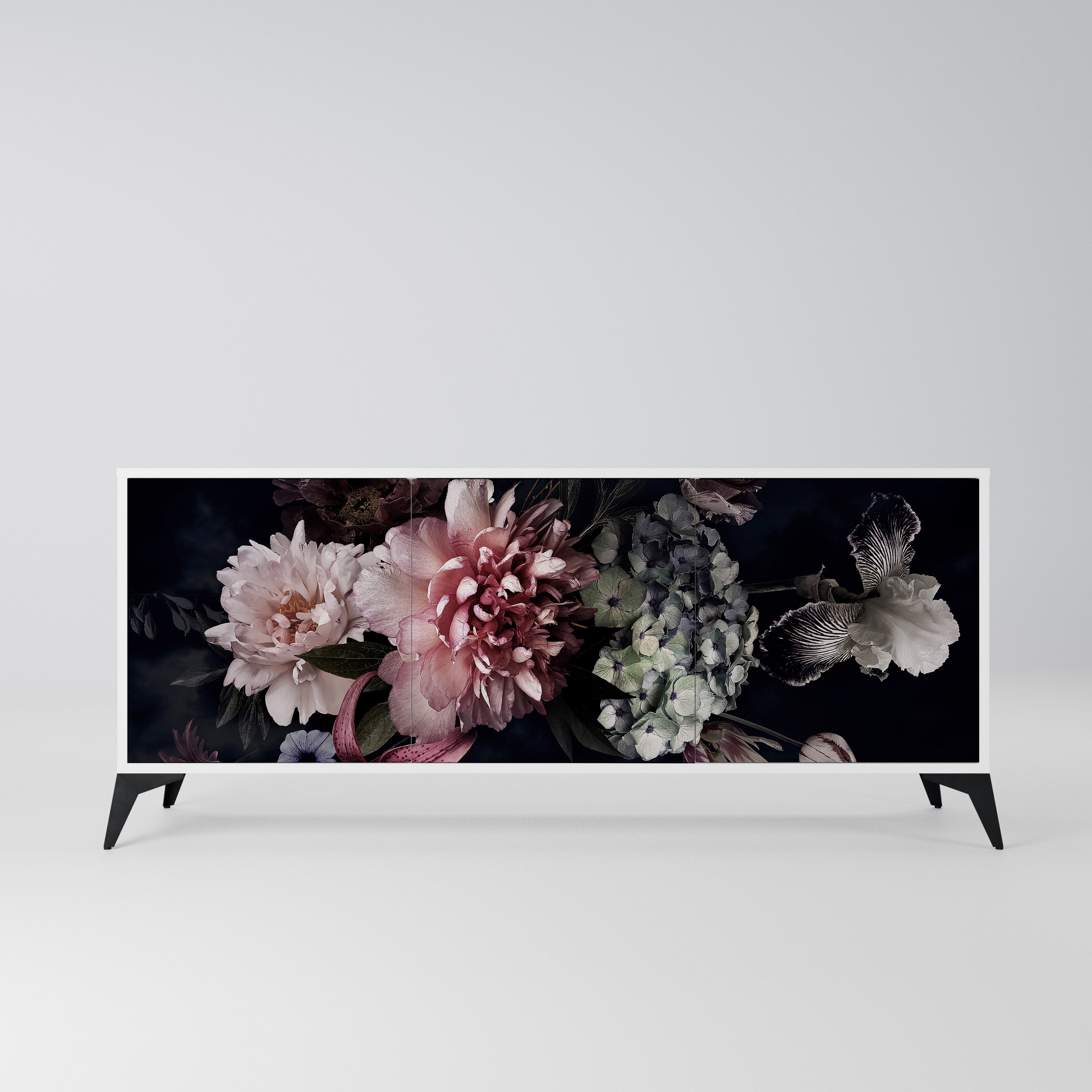 PURE BLOSSOM Komoda 3-drzwiowa korpus Biały