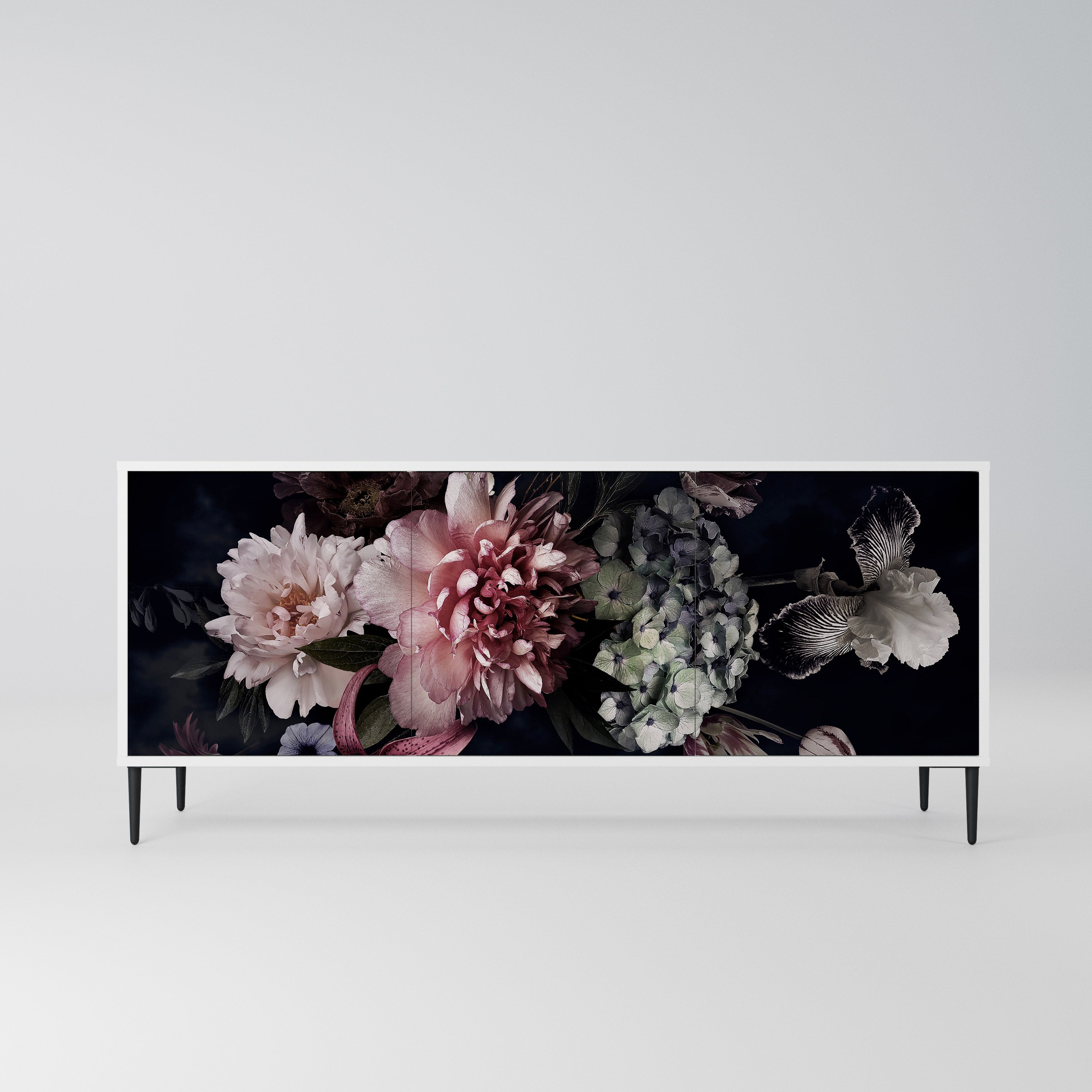 PURE BLOSSOM Komoda 3-drzwiowa korpus Biały