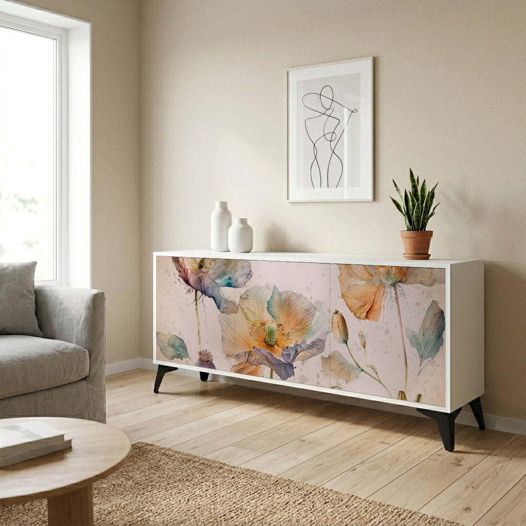 SOFTEN POPPY Komoda 3-drzwiowa korpus Biały