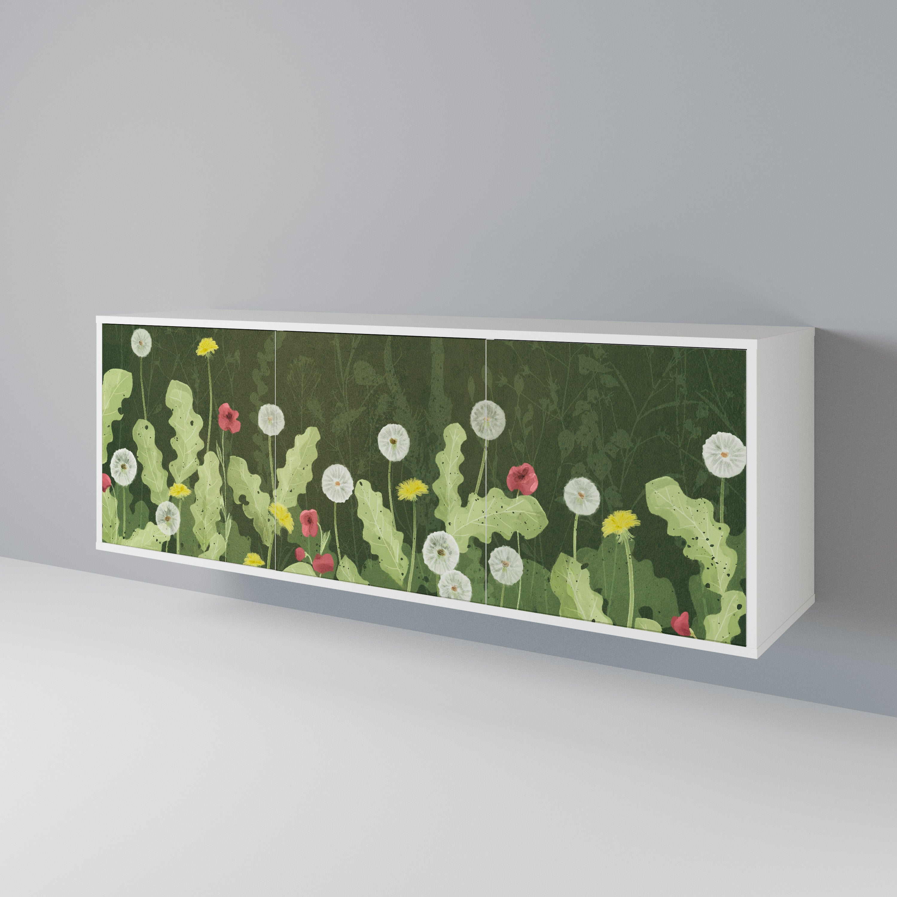 DANDELION AMUSE Komoda 3-drzwiowa korpus Biały