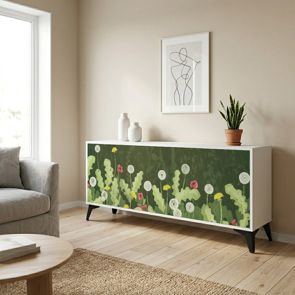 DANDELION AMUSE Komoda 3-drzwiowa korpus Biały