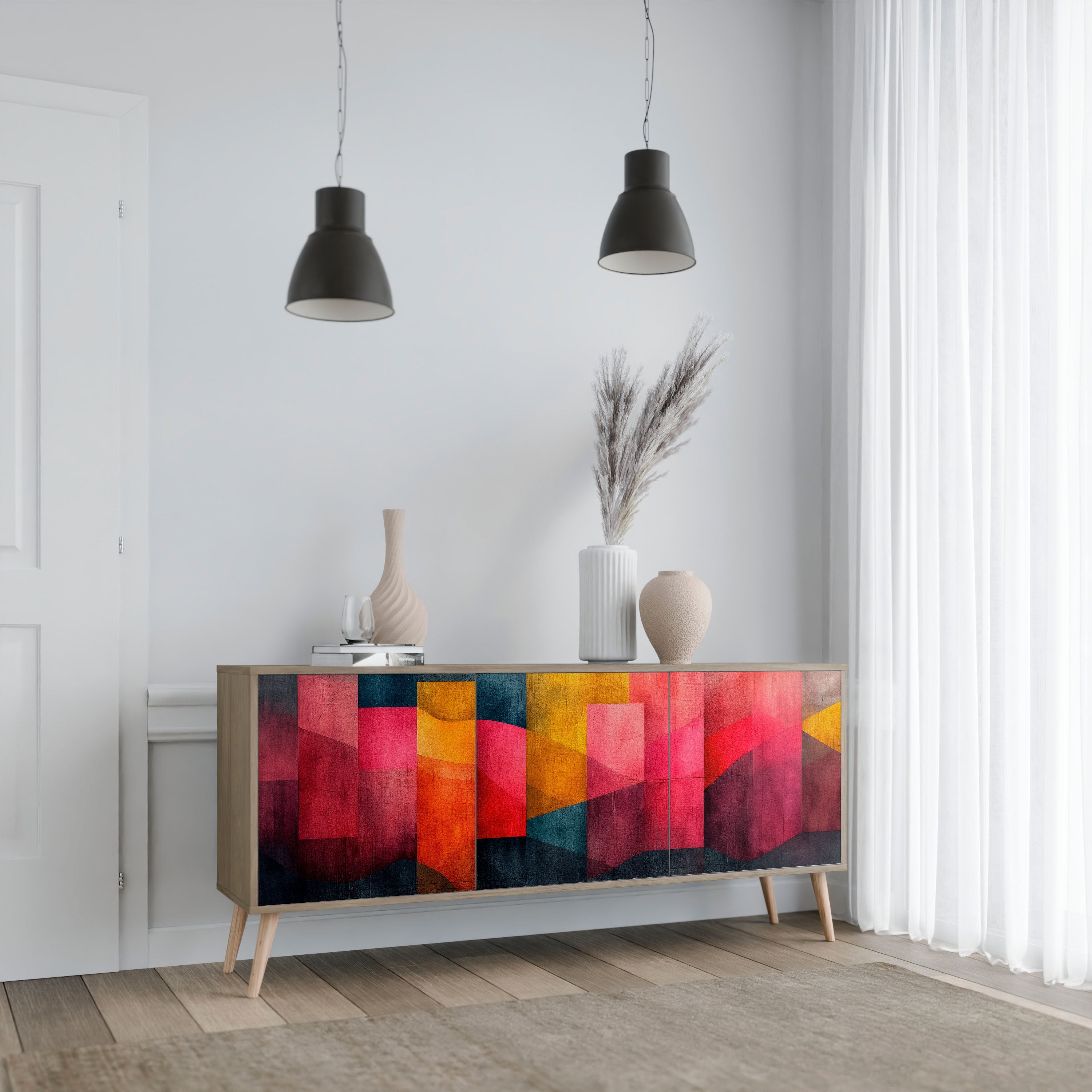 COLORFUL SOUNDS Komoda 3-drzwiowa