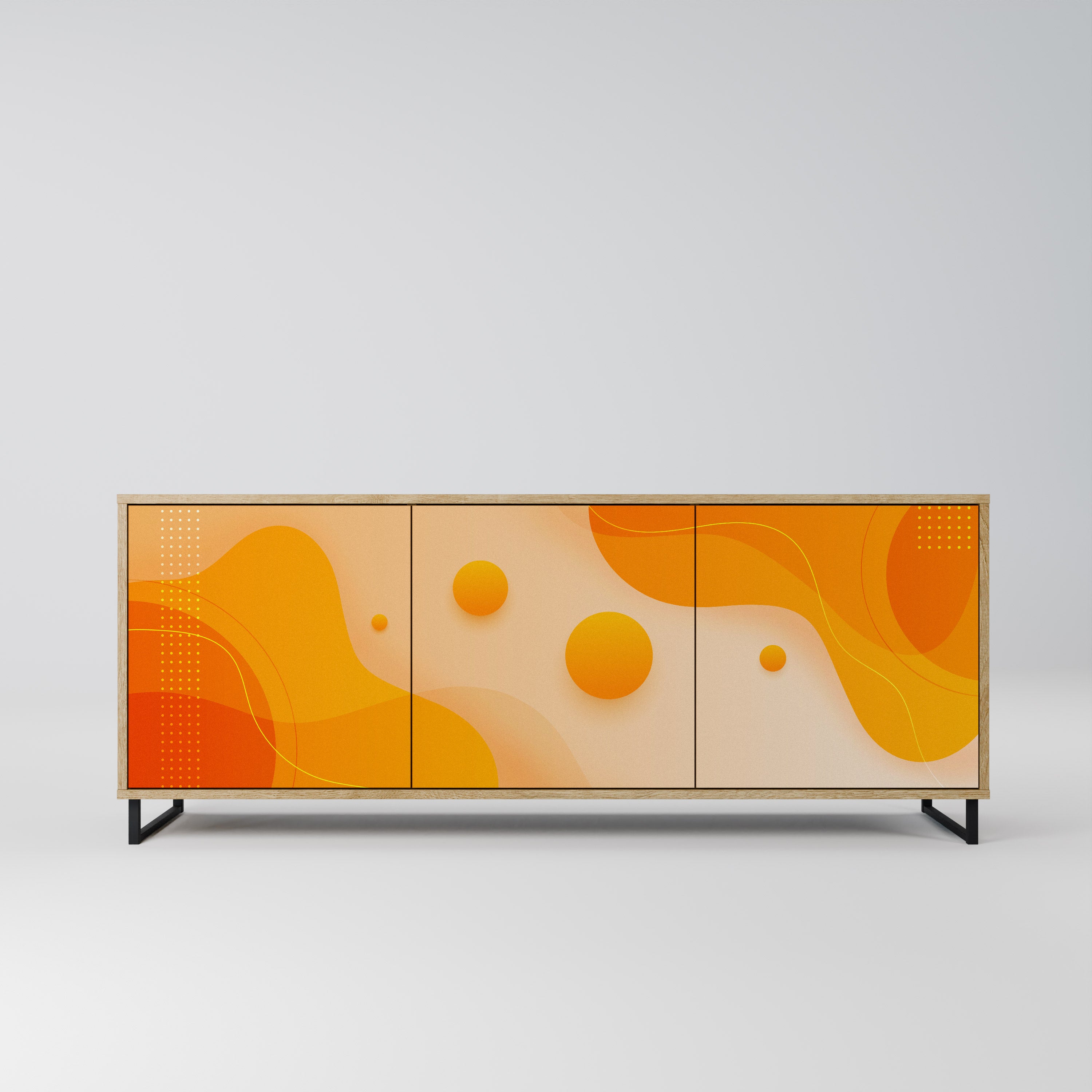ORANGE ARRANGEMENT Komoda 3-drzwiowa