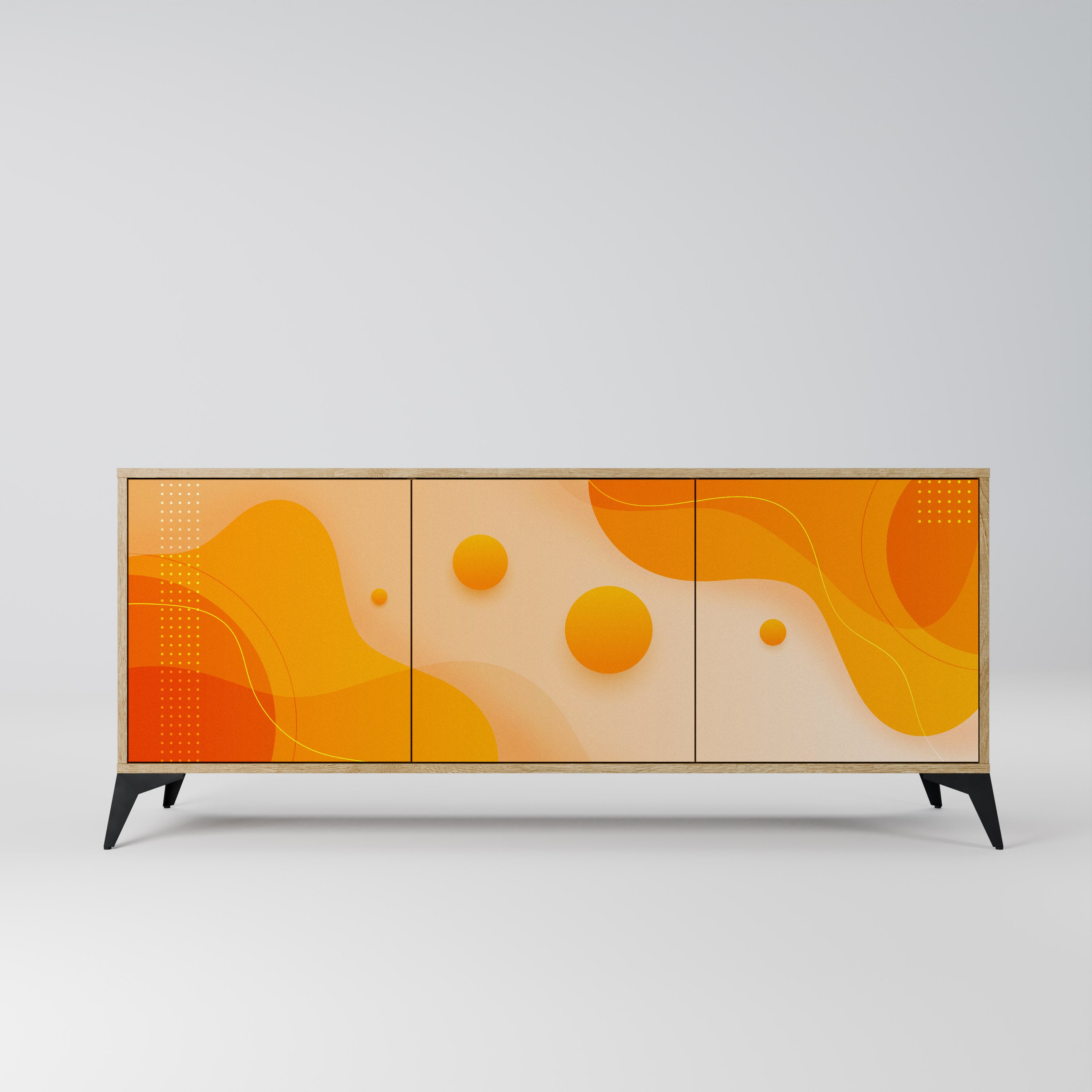 ORANGE ARRANGEMENT Komoda 3-drzwiowa