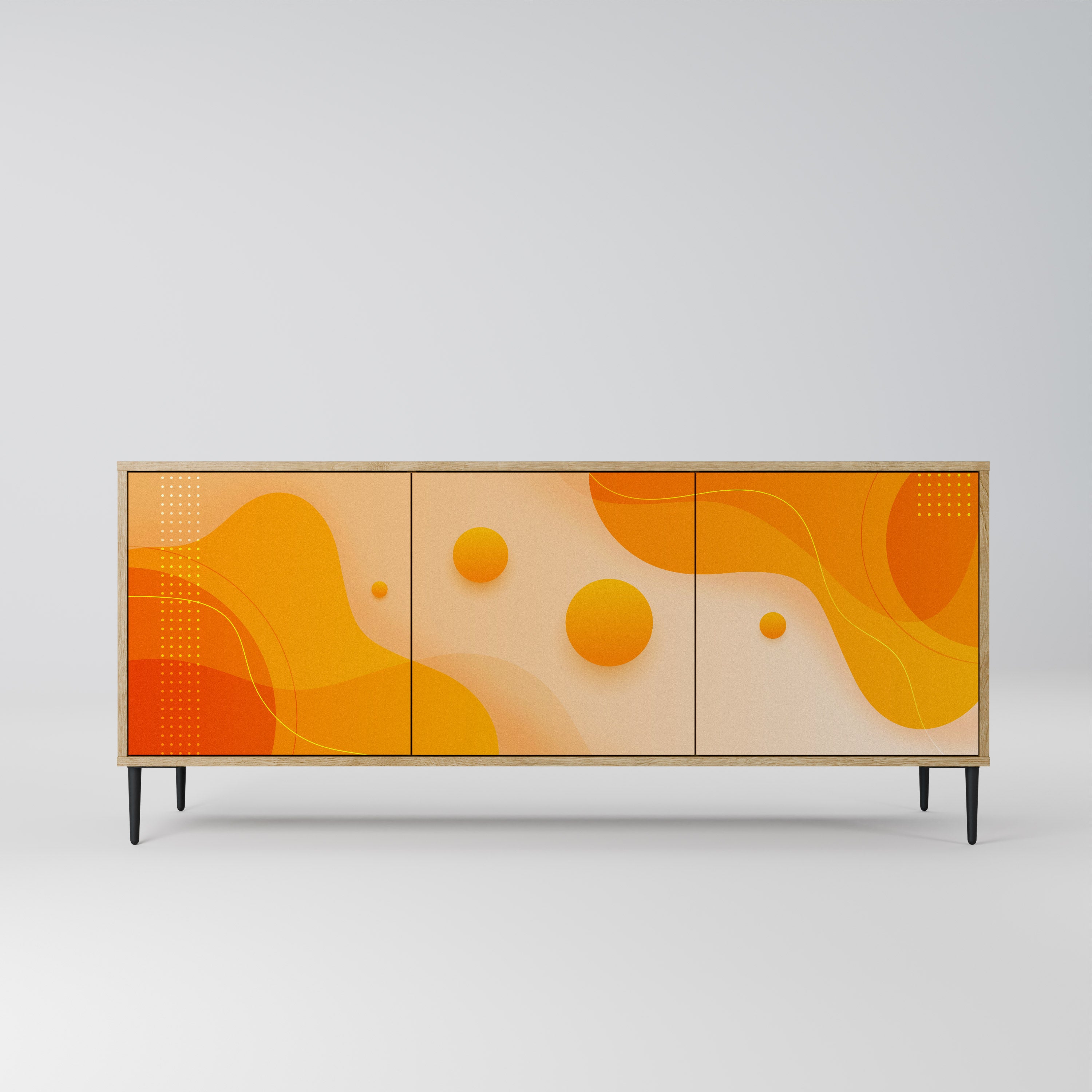ORANGE ARRANGEMENT Komoda 3-drzwiowa