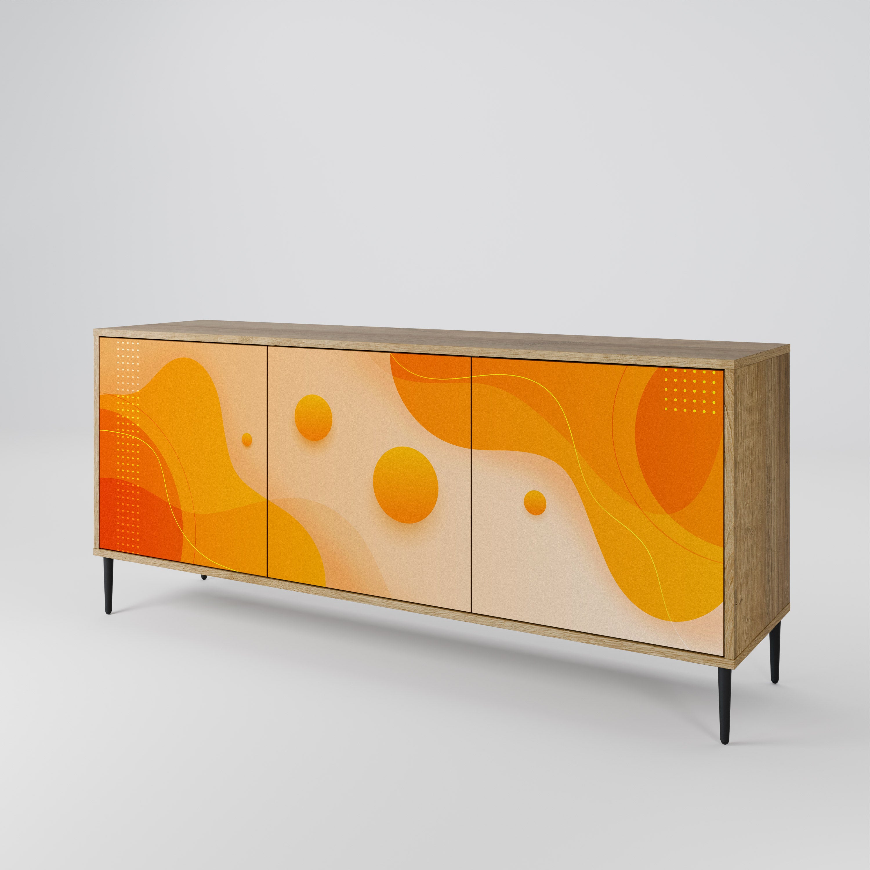ORANGE ARRANGEMENT Komoda 3-drzwiowa