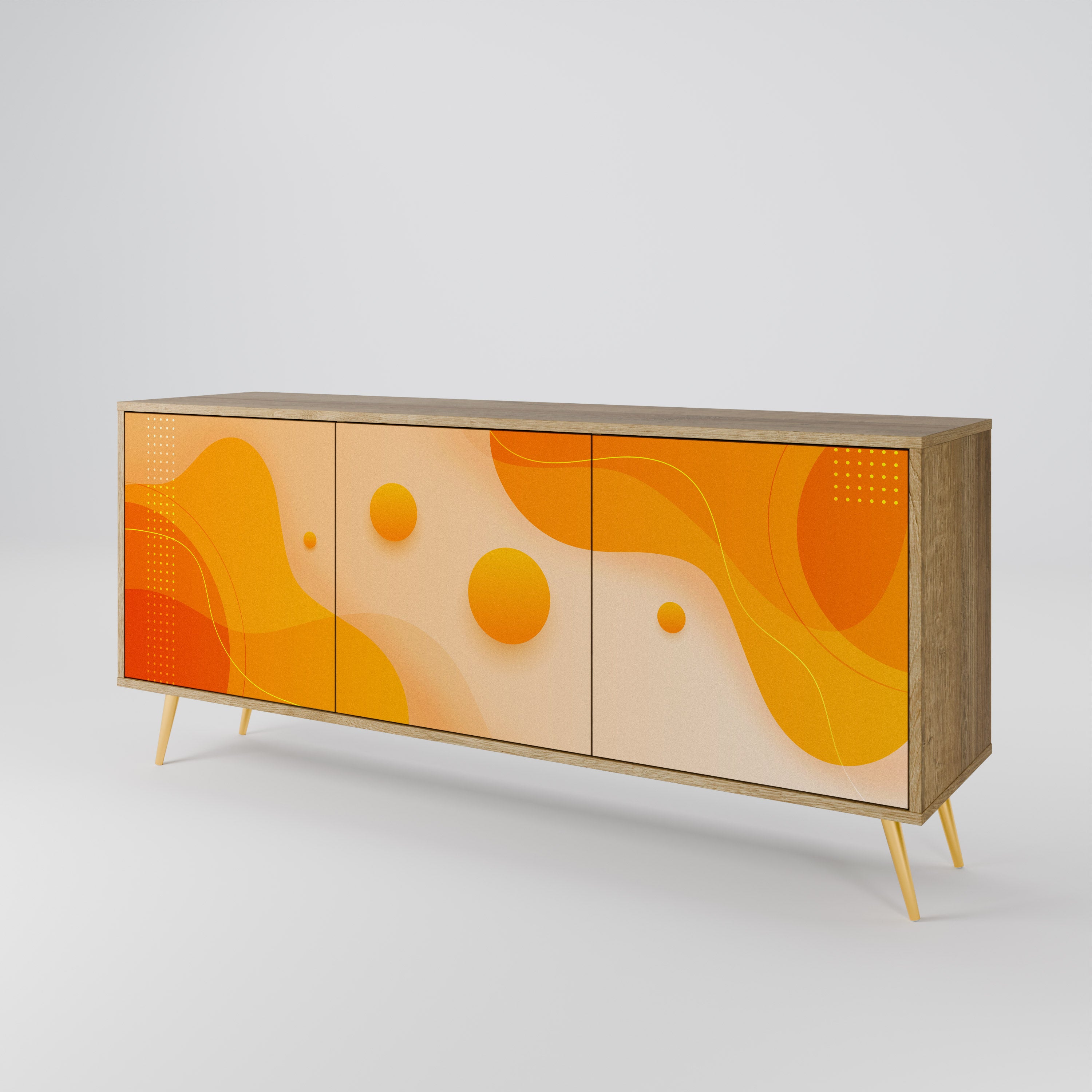 ORANGE ARRANGEMENT Komoda 3-drzwiowa