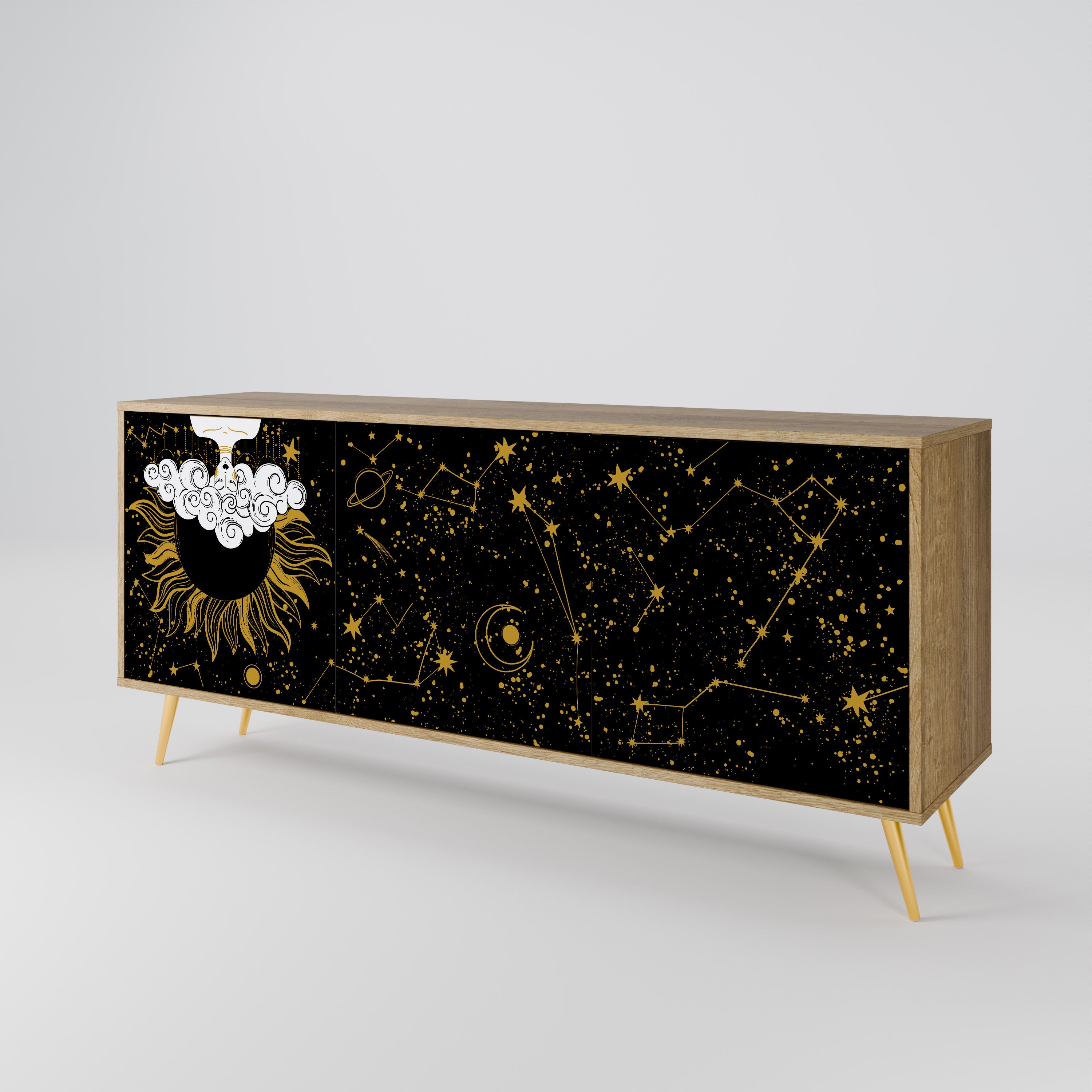 STELLAR CONSTELLATIONS Komoda 3-drzwiowa