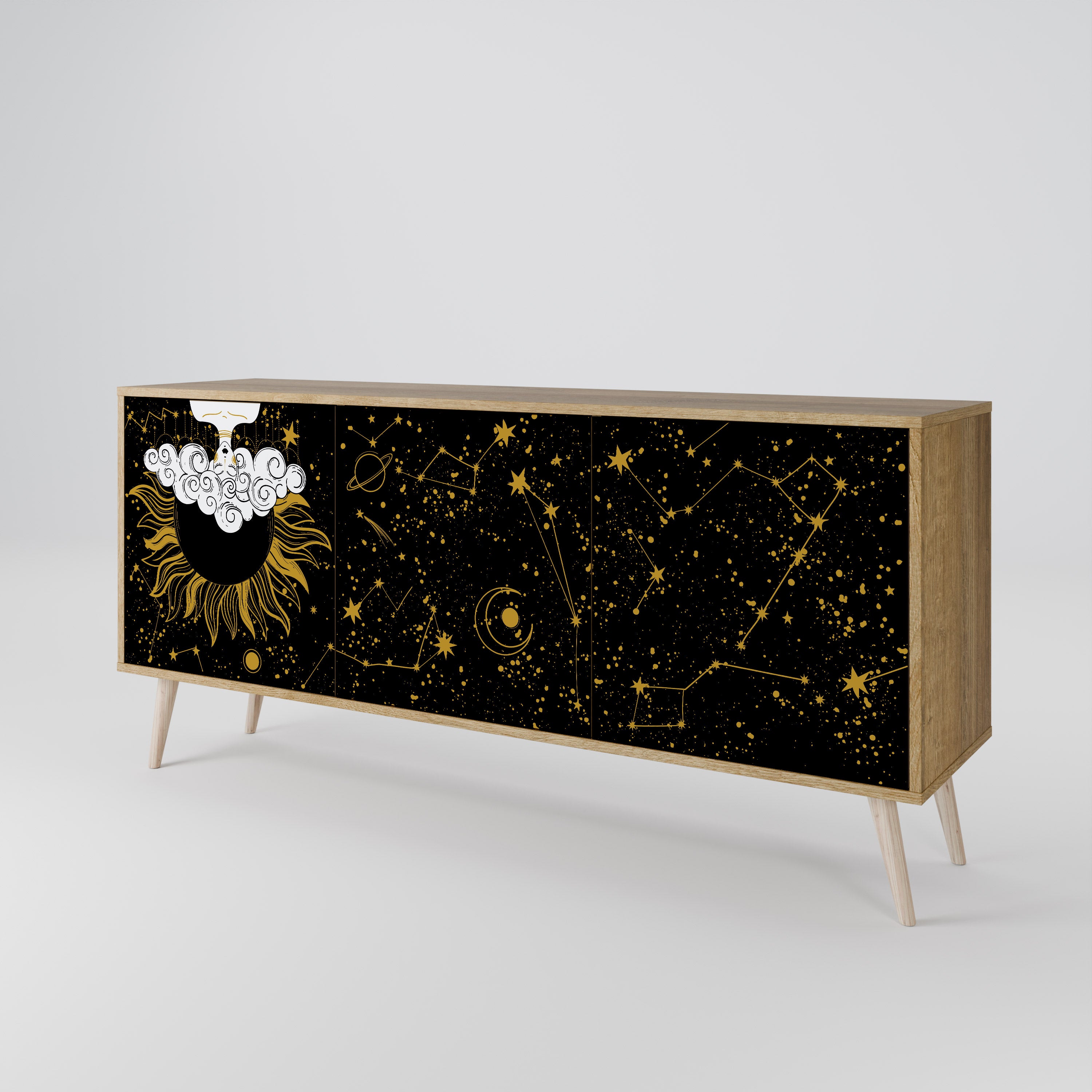 STELLAR CONSTELLATIONS Komoda 3-drzwiowa