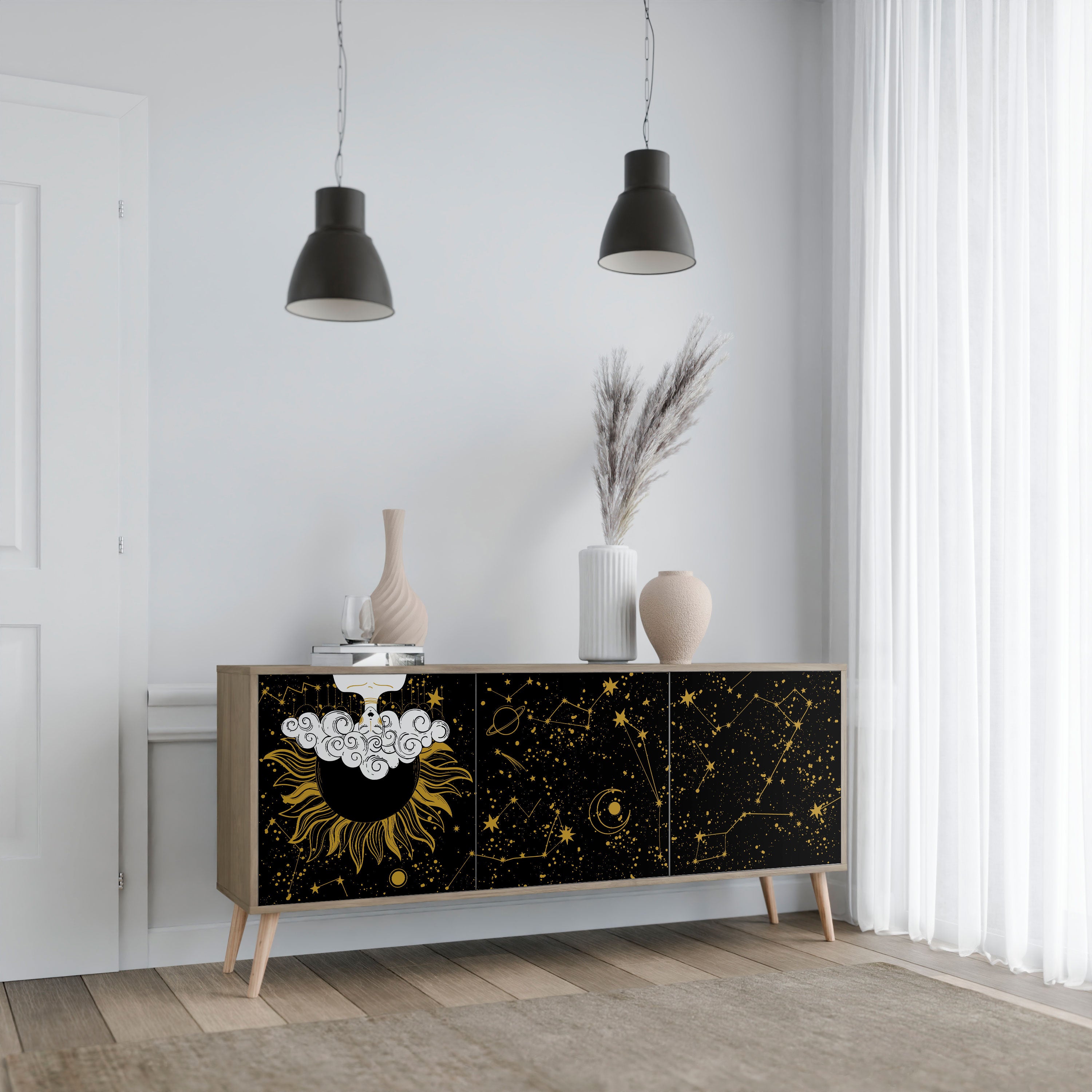 STELLAR CONSTELLATIONS Komoda 3-drzwiowa