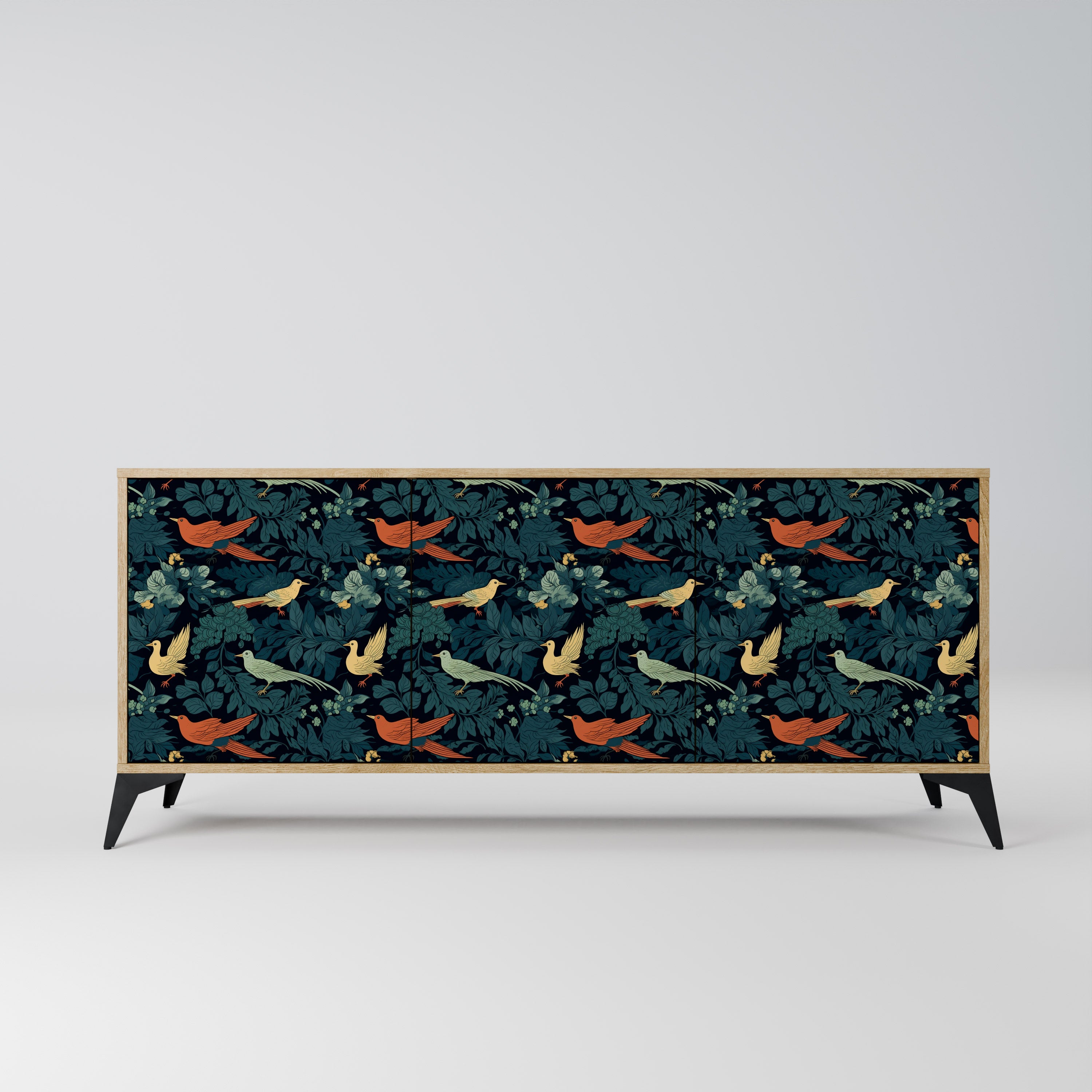 FOWL ORNAMENT Komoda 3-drzwiowa