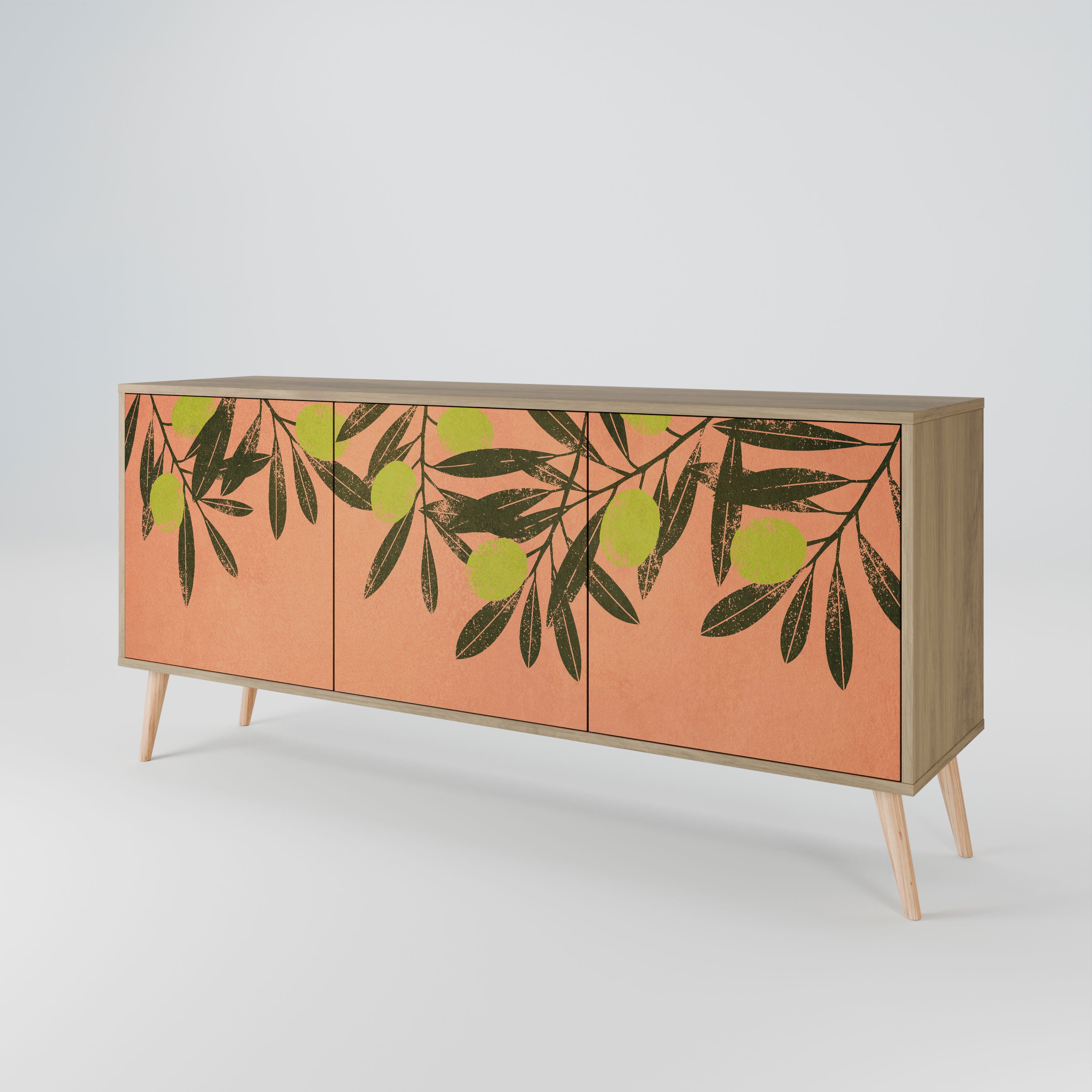 JUICY OLIVES Komoda 3-drzwiowa