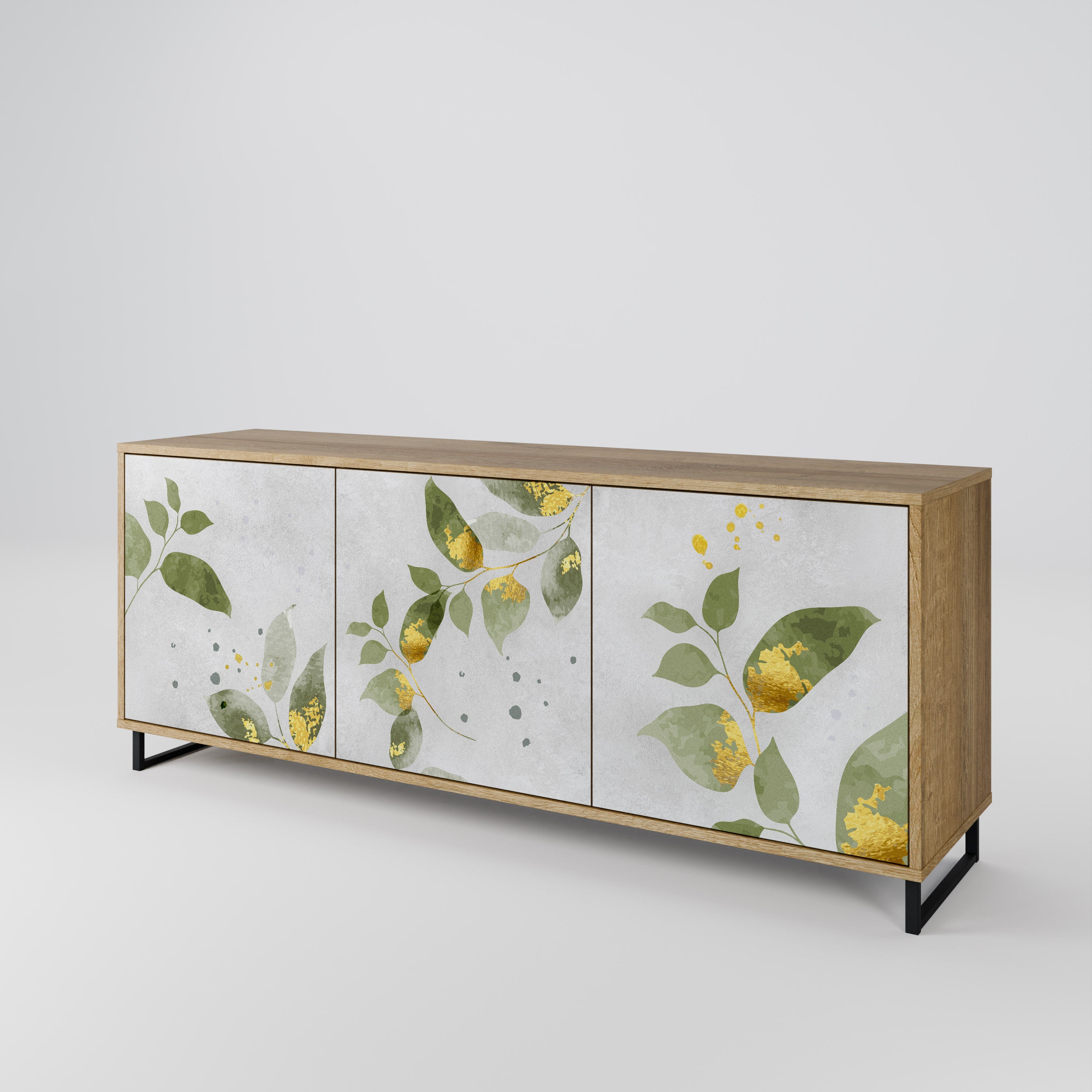 ELEGANT BOTANICS Komoda 3-drzwiowa