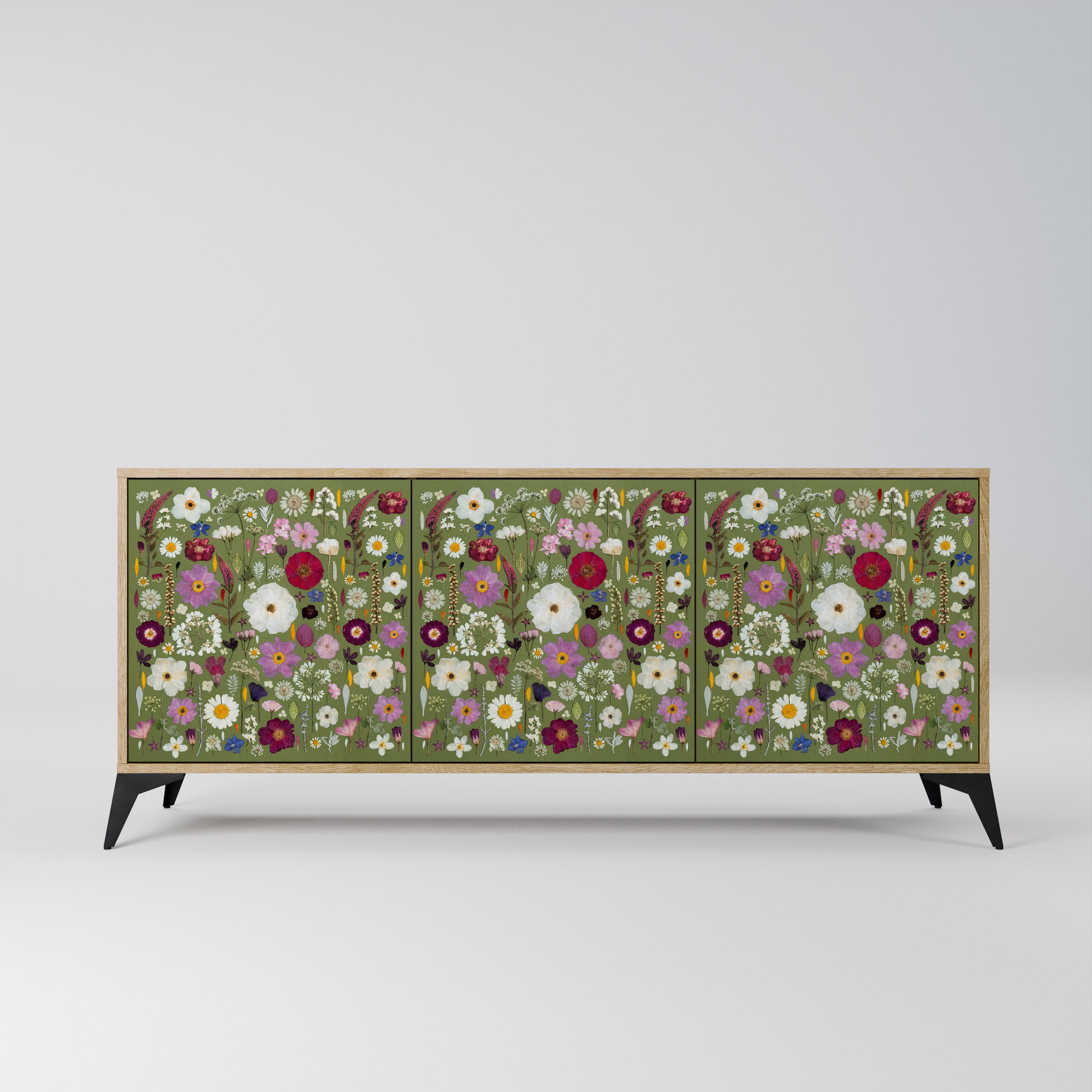 WILD GARDEN Komoda 3-drzwiowa