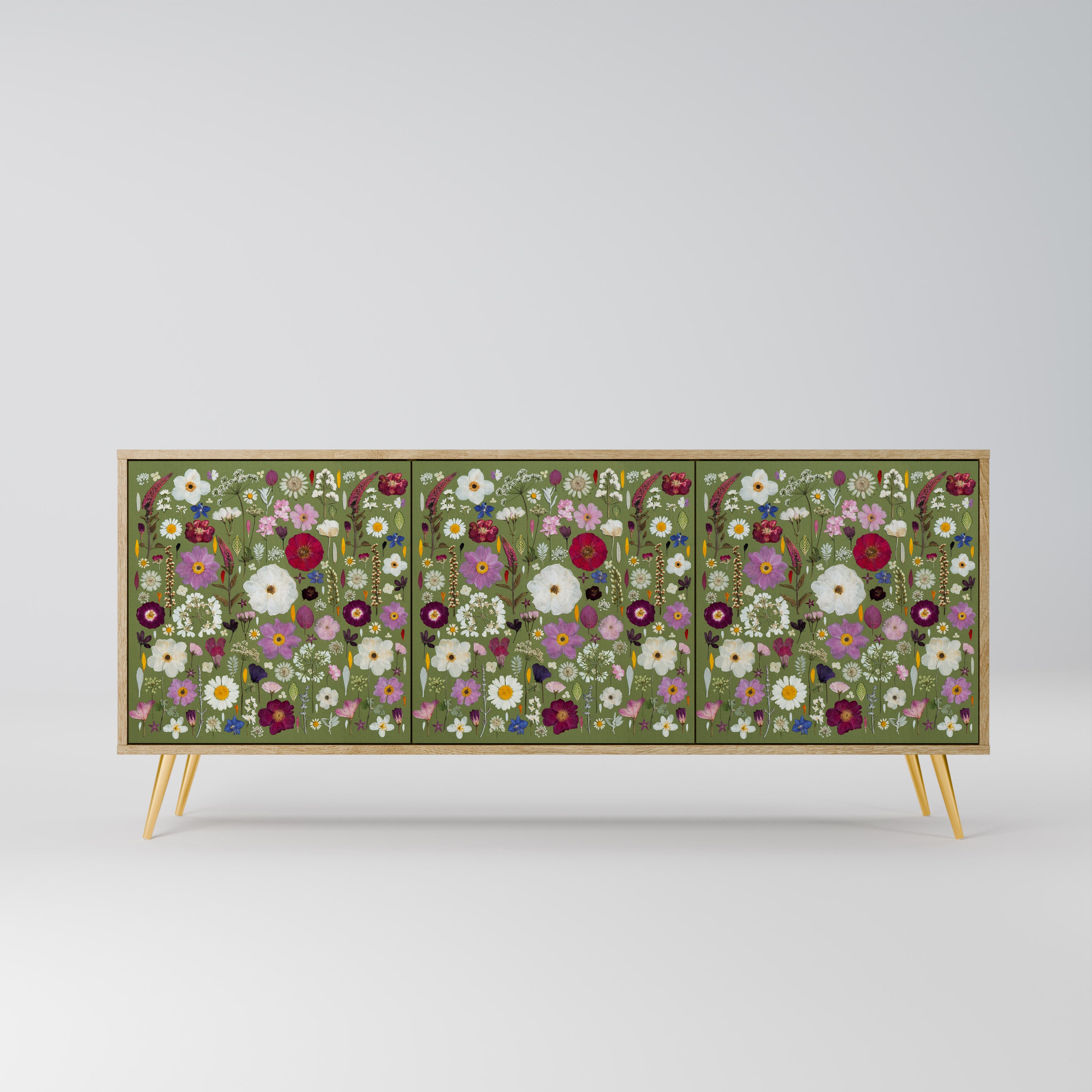 WILD GARDEN Komoda 3-drzwiowa