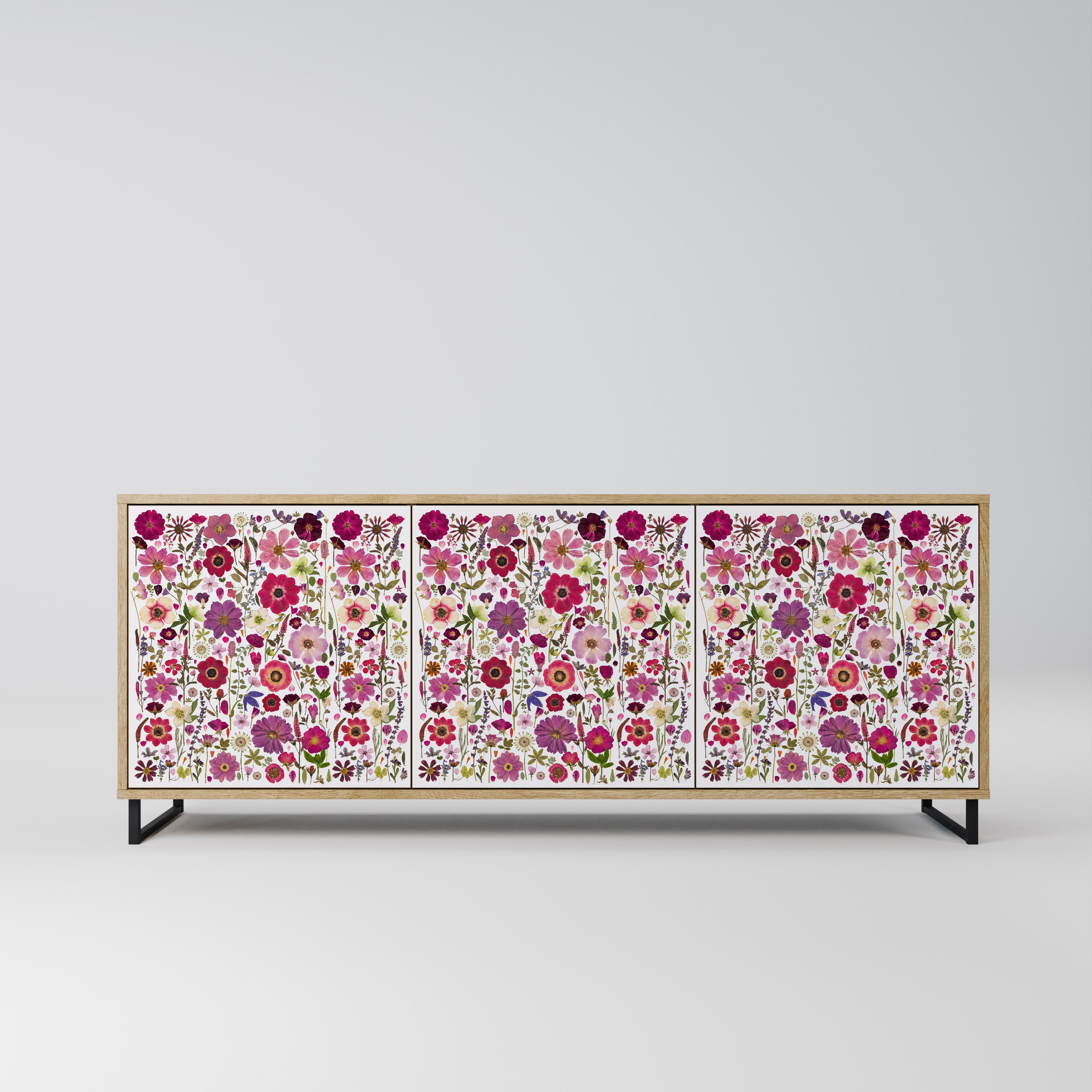 PETAL GARDEN Komoda 3-drzwiowa