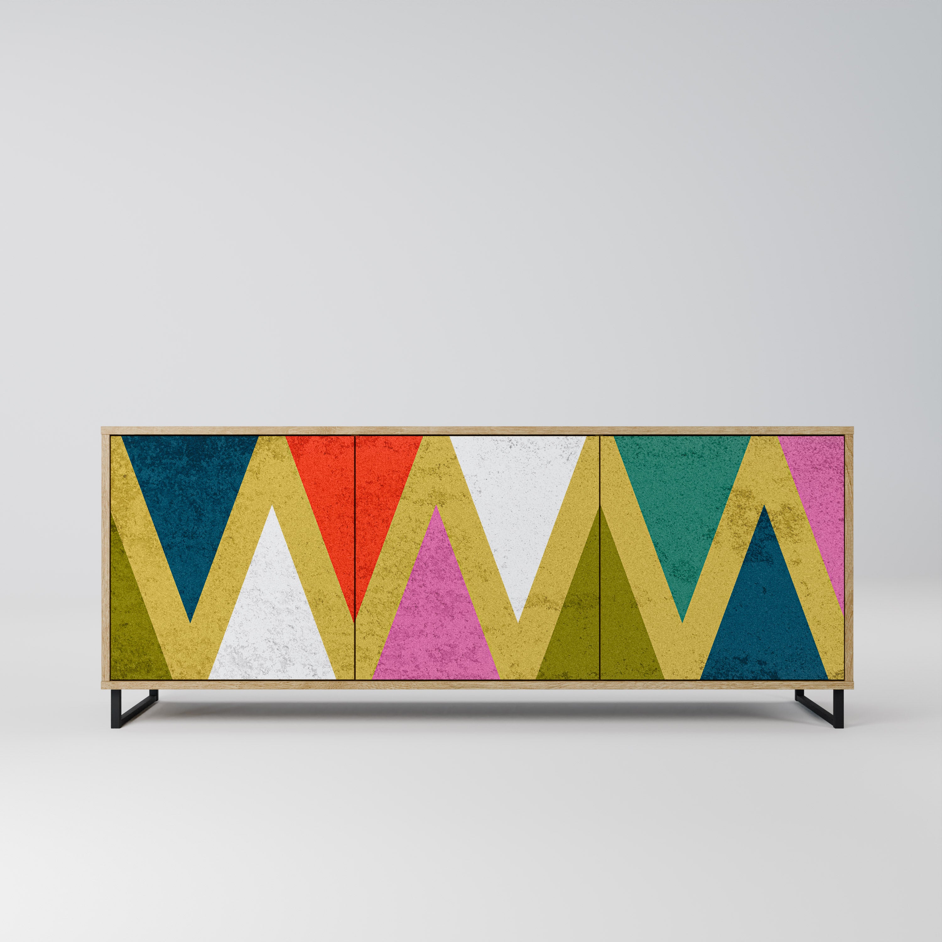 COLORFUL TRIANGLES Komoda 3-drzwiowa