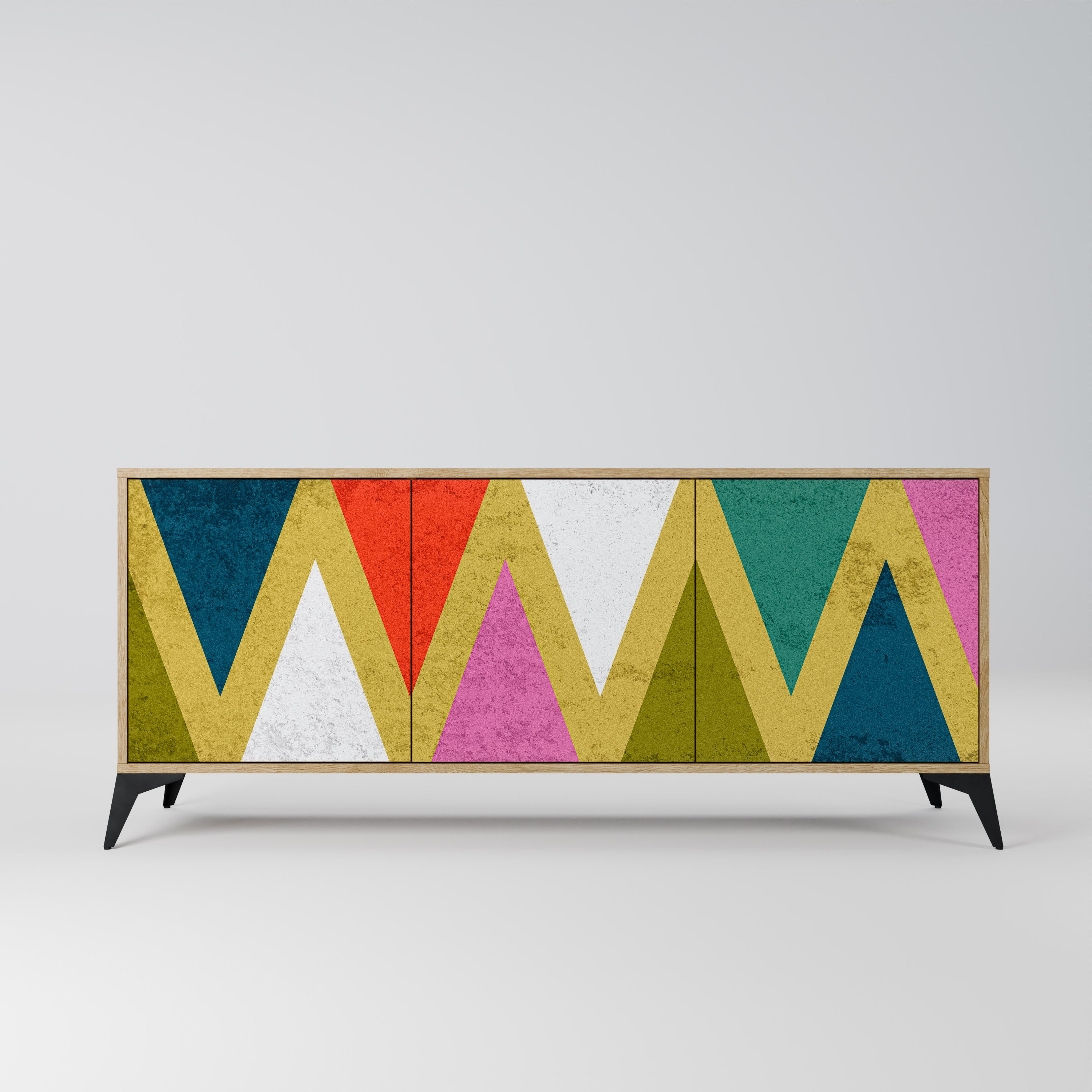 COLORFUL TRIANGLES Komoda 3-drzwiowa