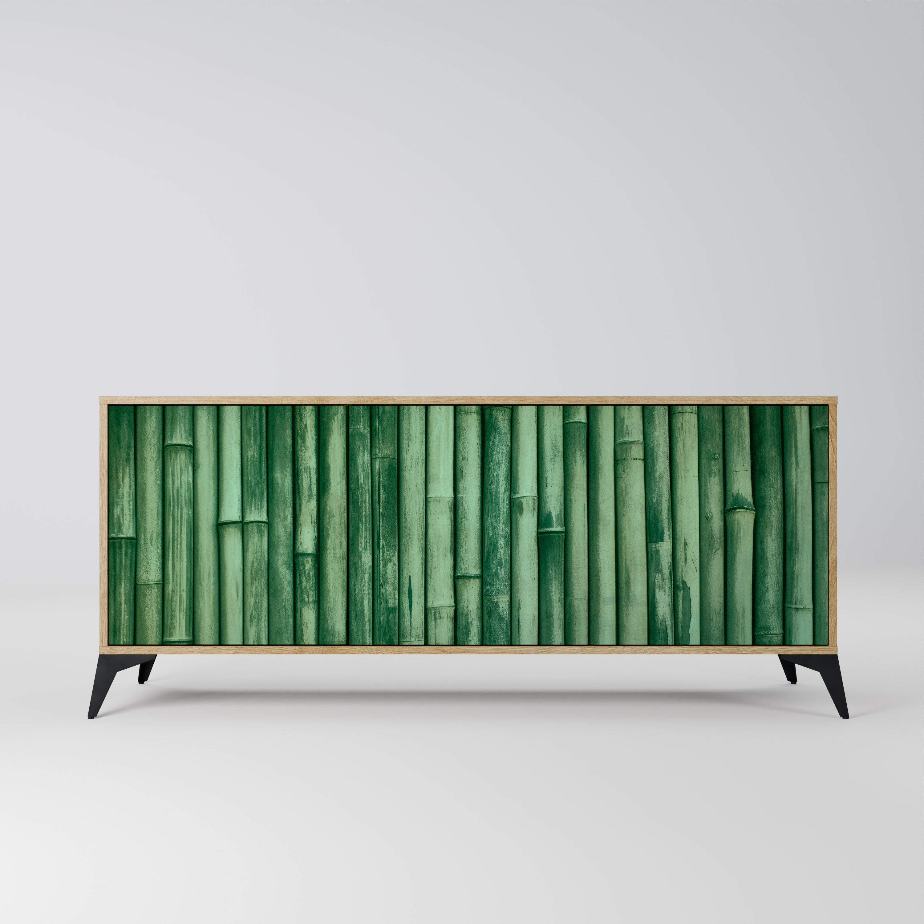 NATURAL GREEN Komoda 3-drzwiowa