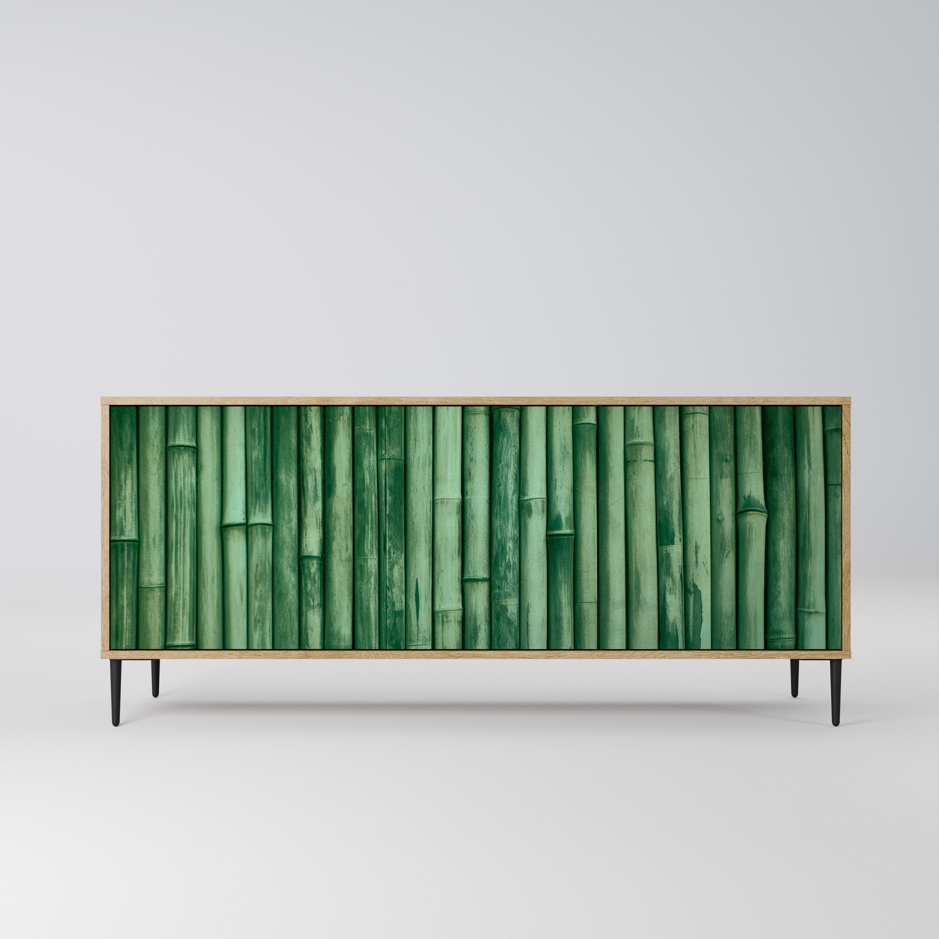 NATURAL GREEN Komoda 3-drzwiowa