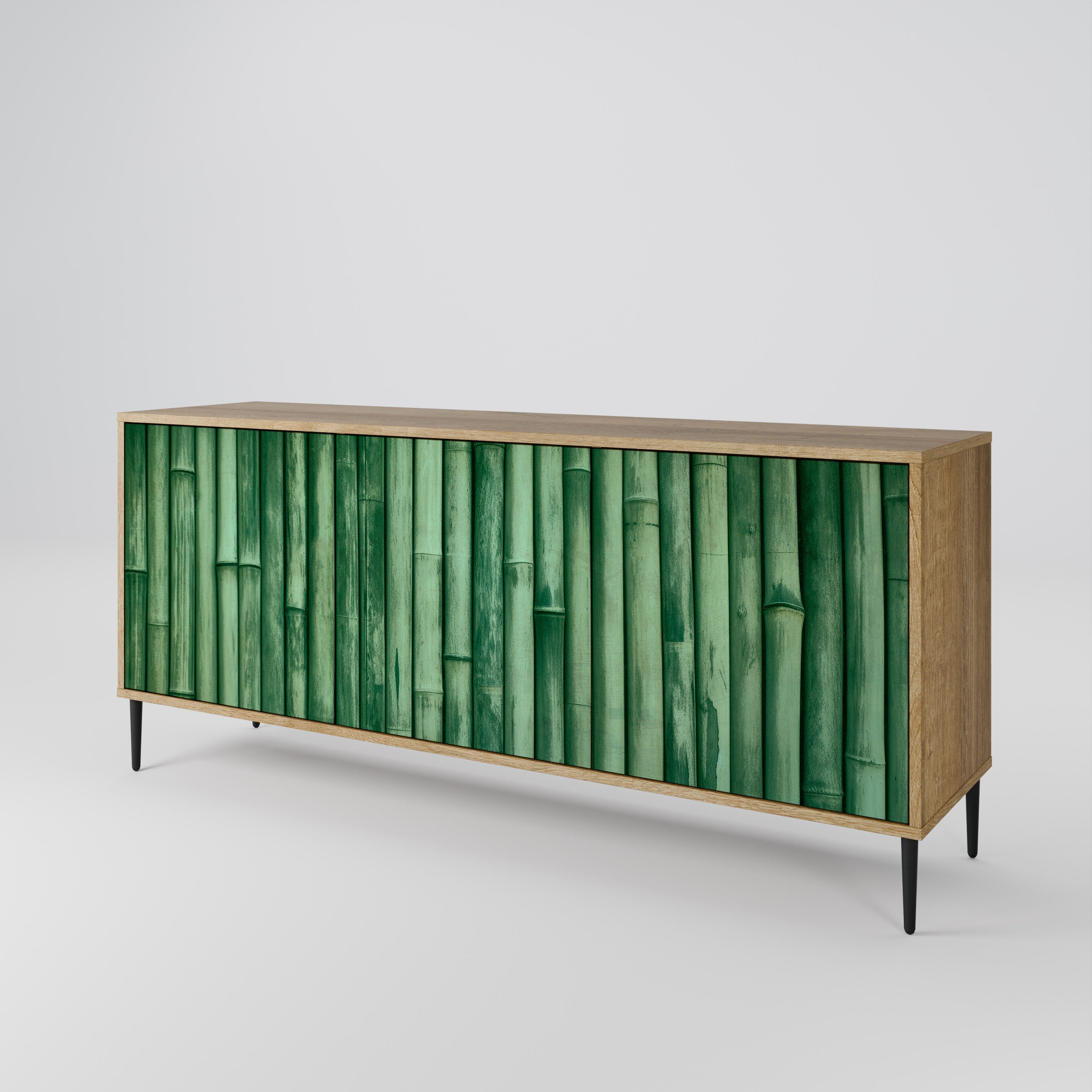 NATURAL GREEN Komoda 3-drzwiowa