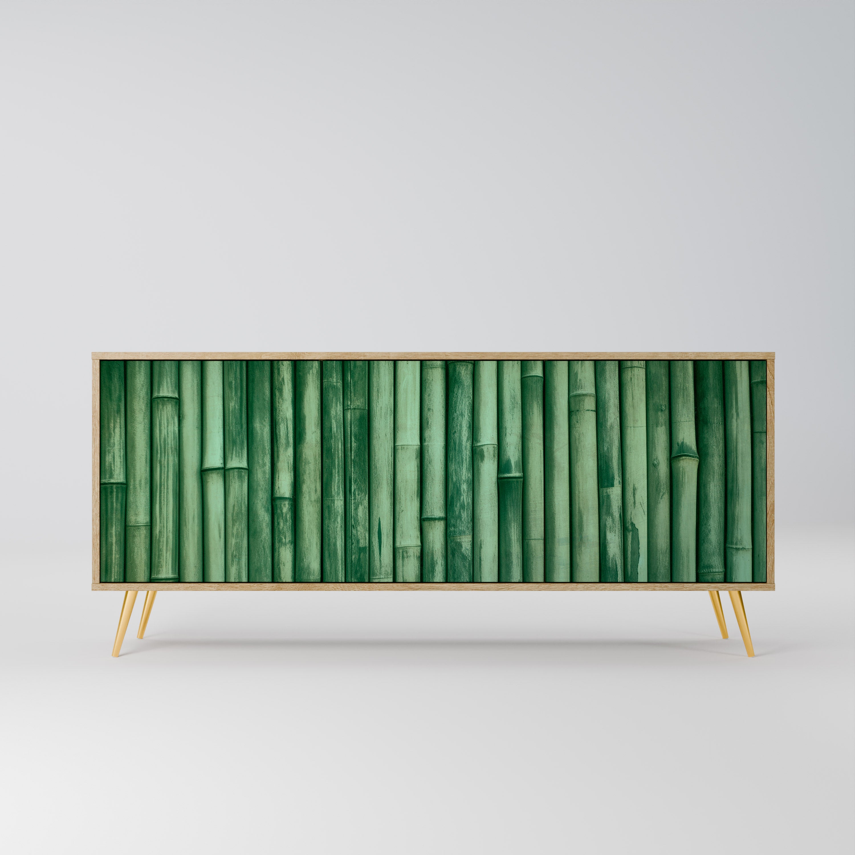 NATURAL GREEN Komoda 3-drzwiowa