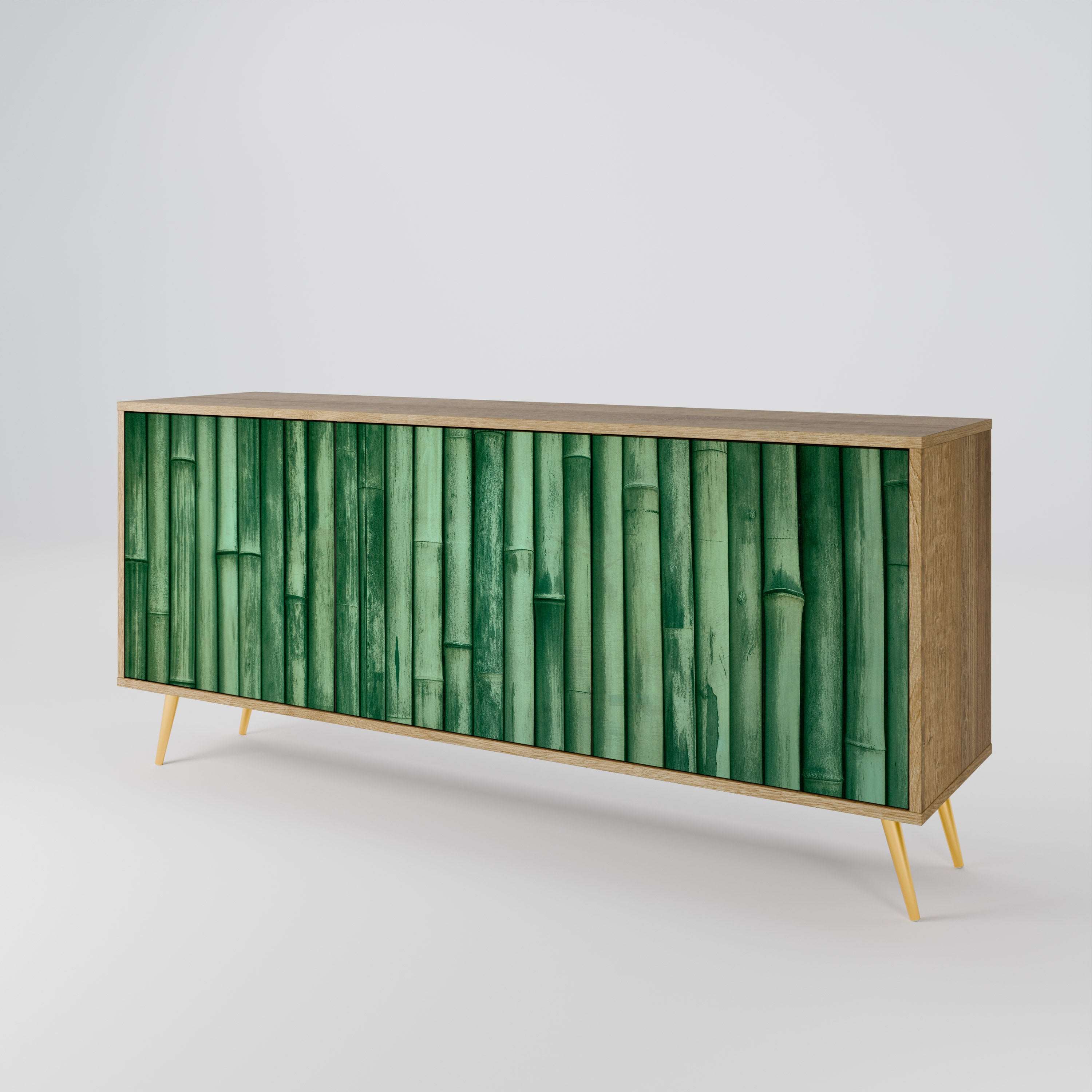 NATURAL GREEN Komoda 3-drzwiowa