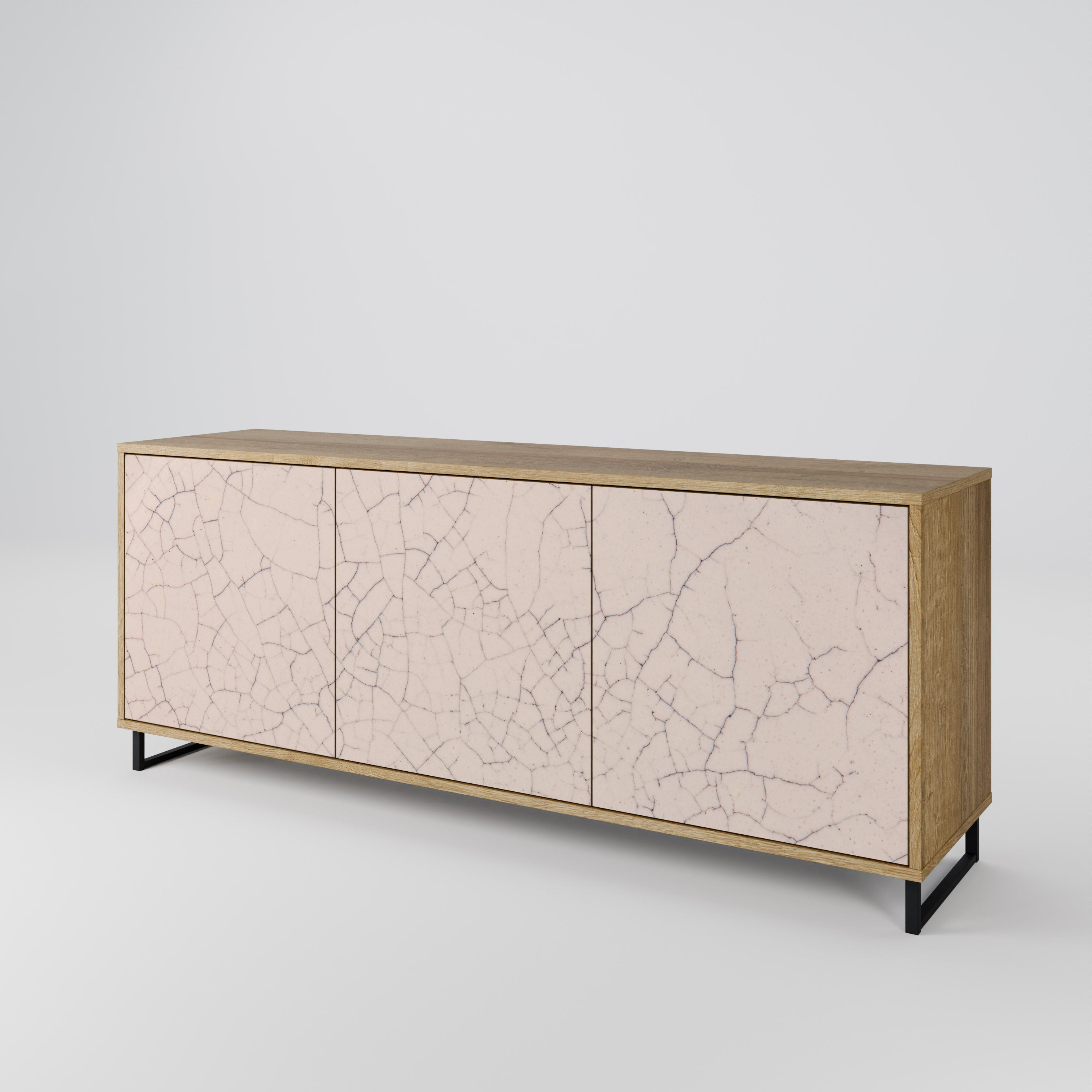 CERAMIC TEXTURE Komoda 3-drzwiowa