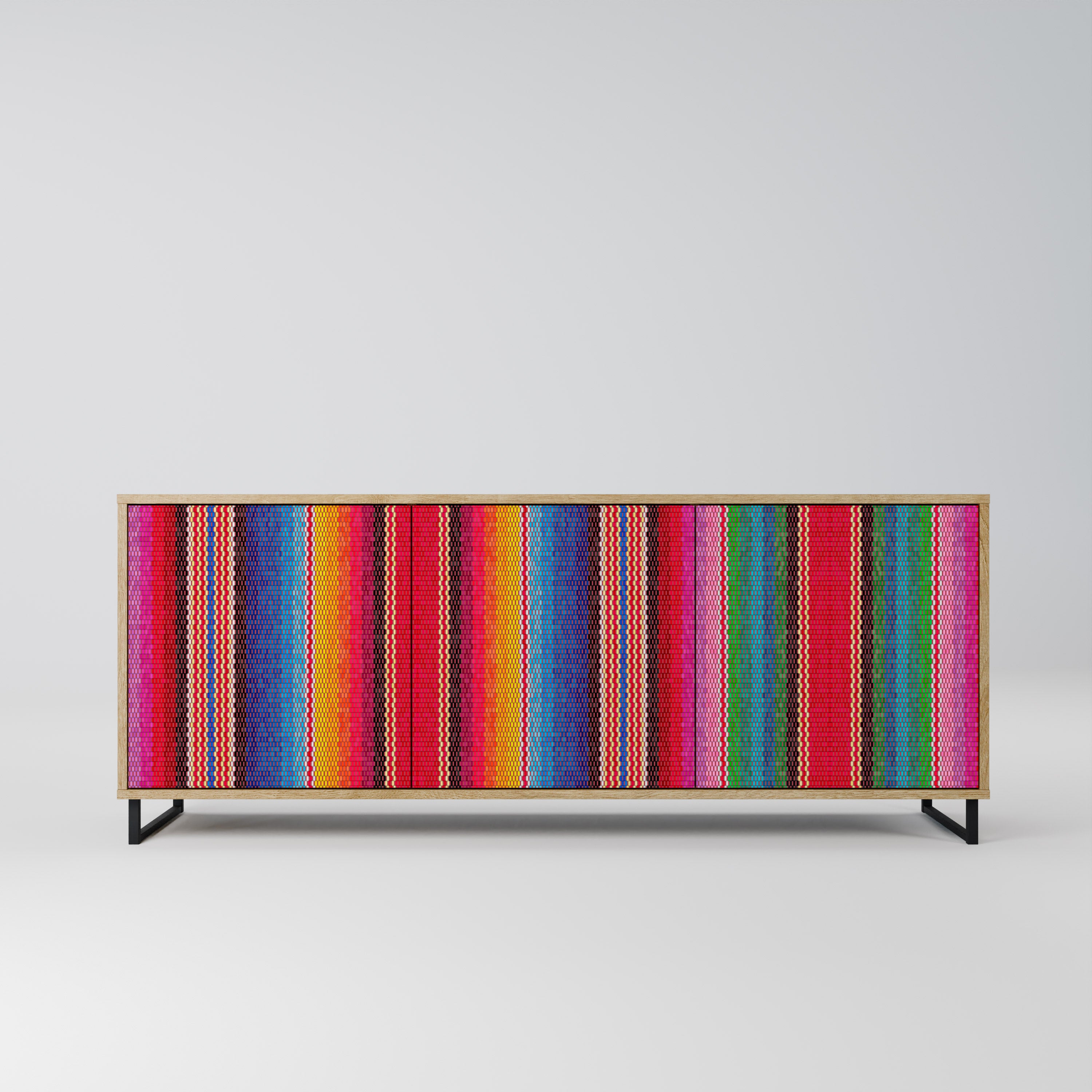 ETHNIC MEXICAN Komoda 3-drzwiowa
