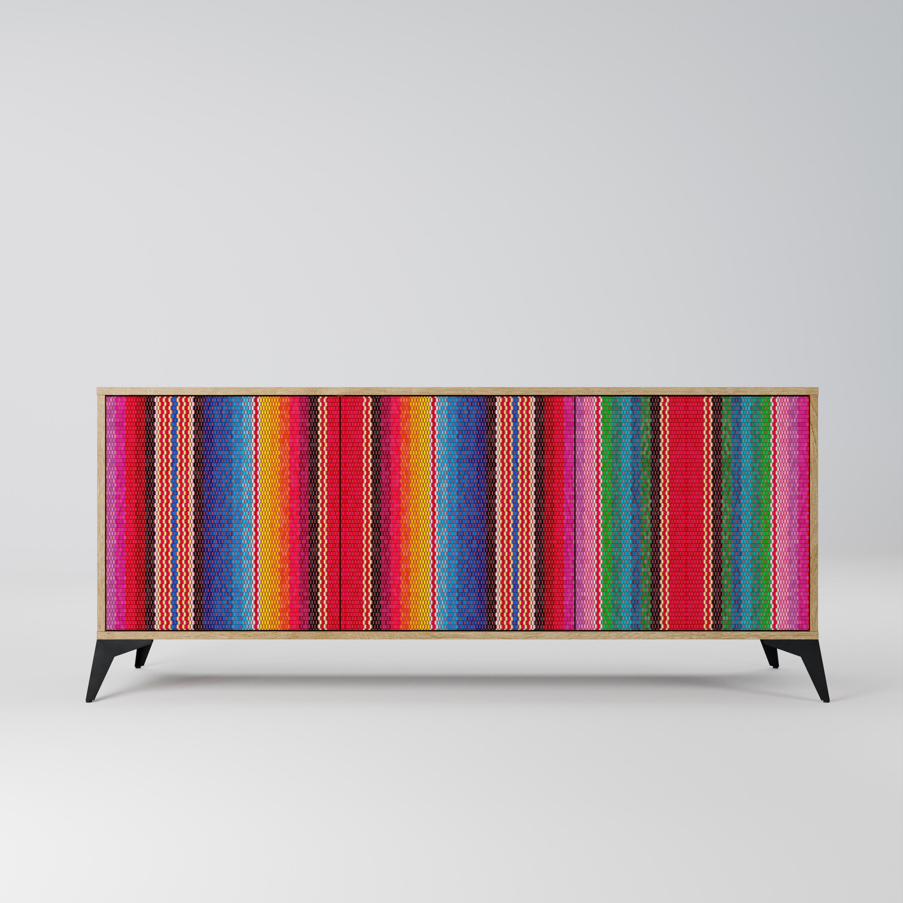 ETHNIC MEXICAN Komoda 3-drzwiowa
