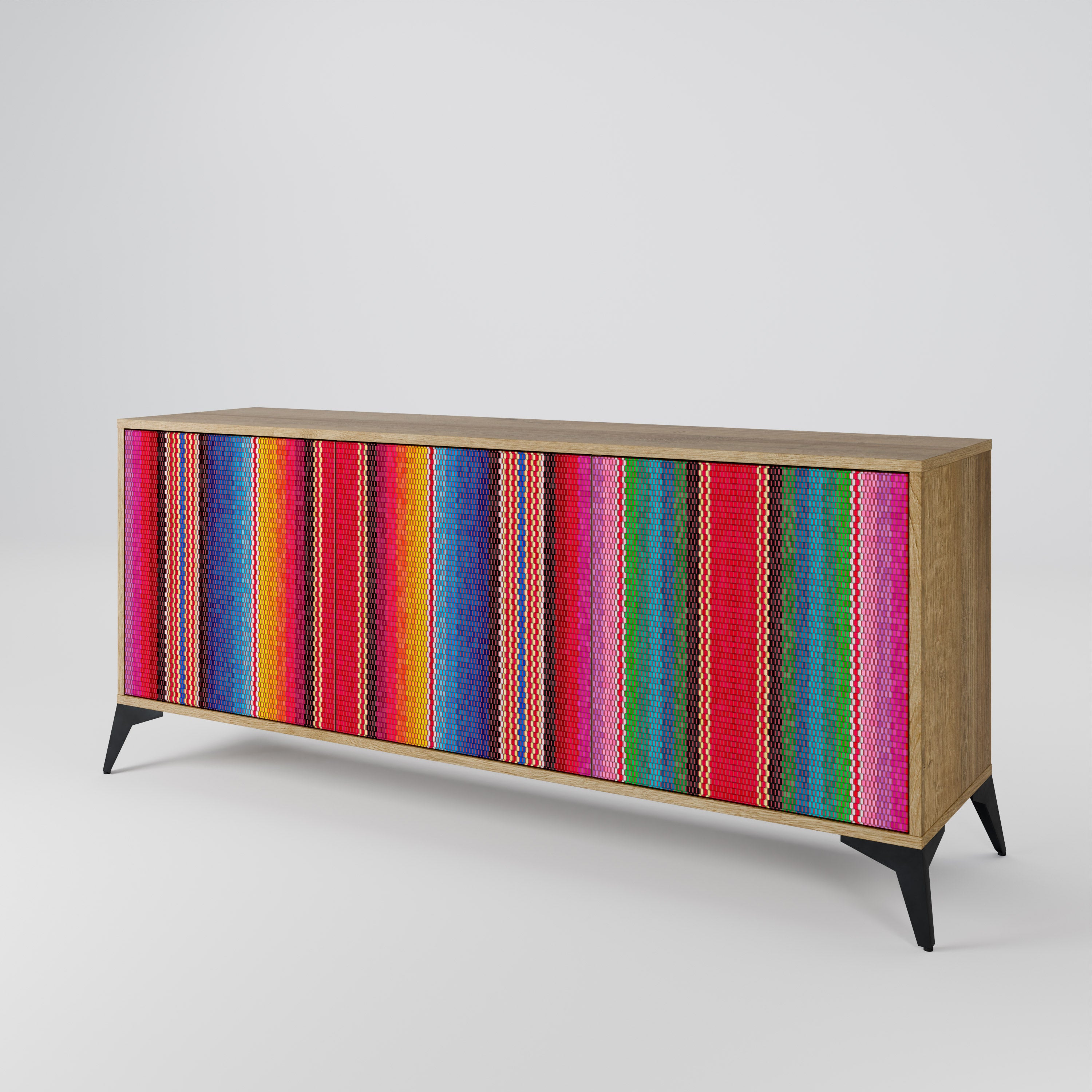 ETHNIC MEXICAN Komoda 3-drzwiowa