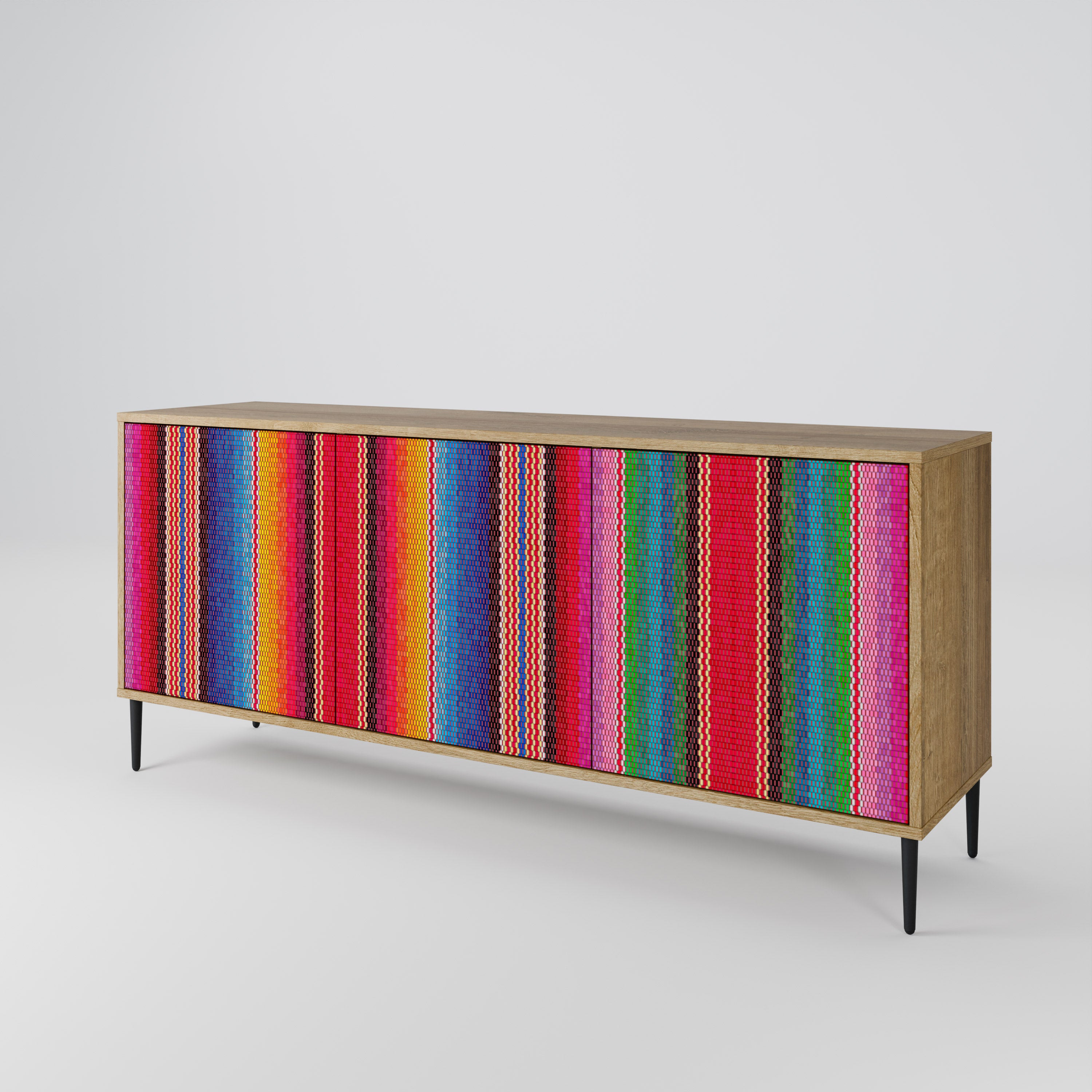 ETHNIC MEXICAN Komoda 3-drzwiowa