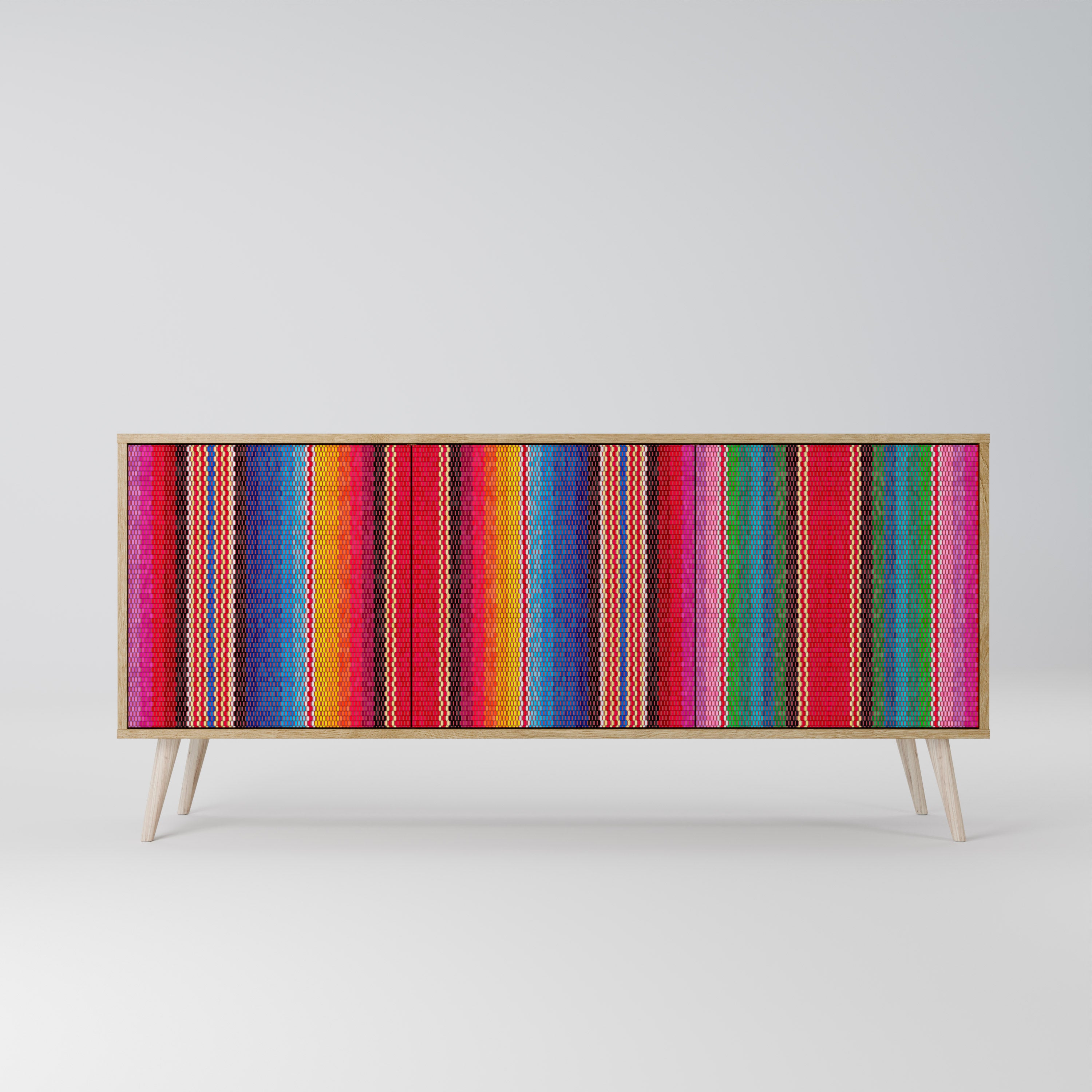 ETHNIC MEXICAN Komoda 3-drzwiowa
