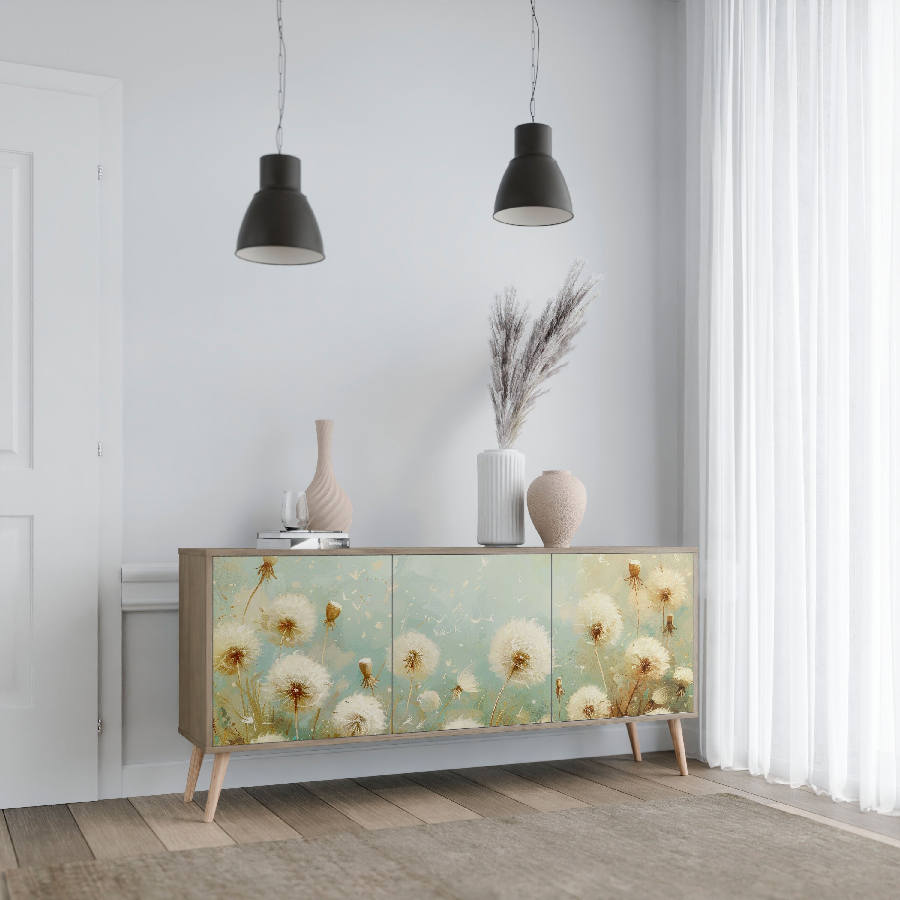 DREAMY MEADOW Komoda 3-drzwiowa