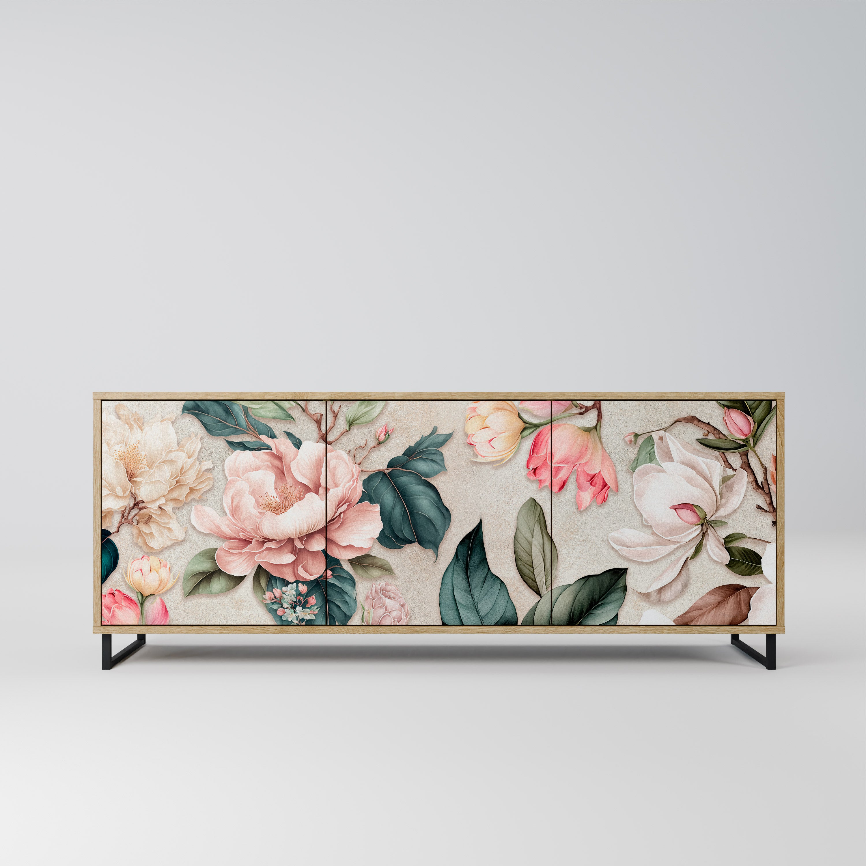 FLORAL GRACE Komoda 3-drzwiowa