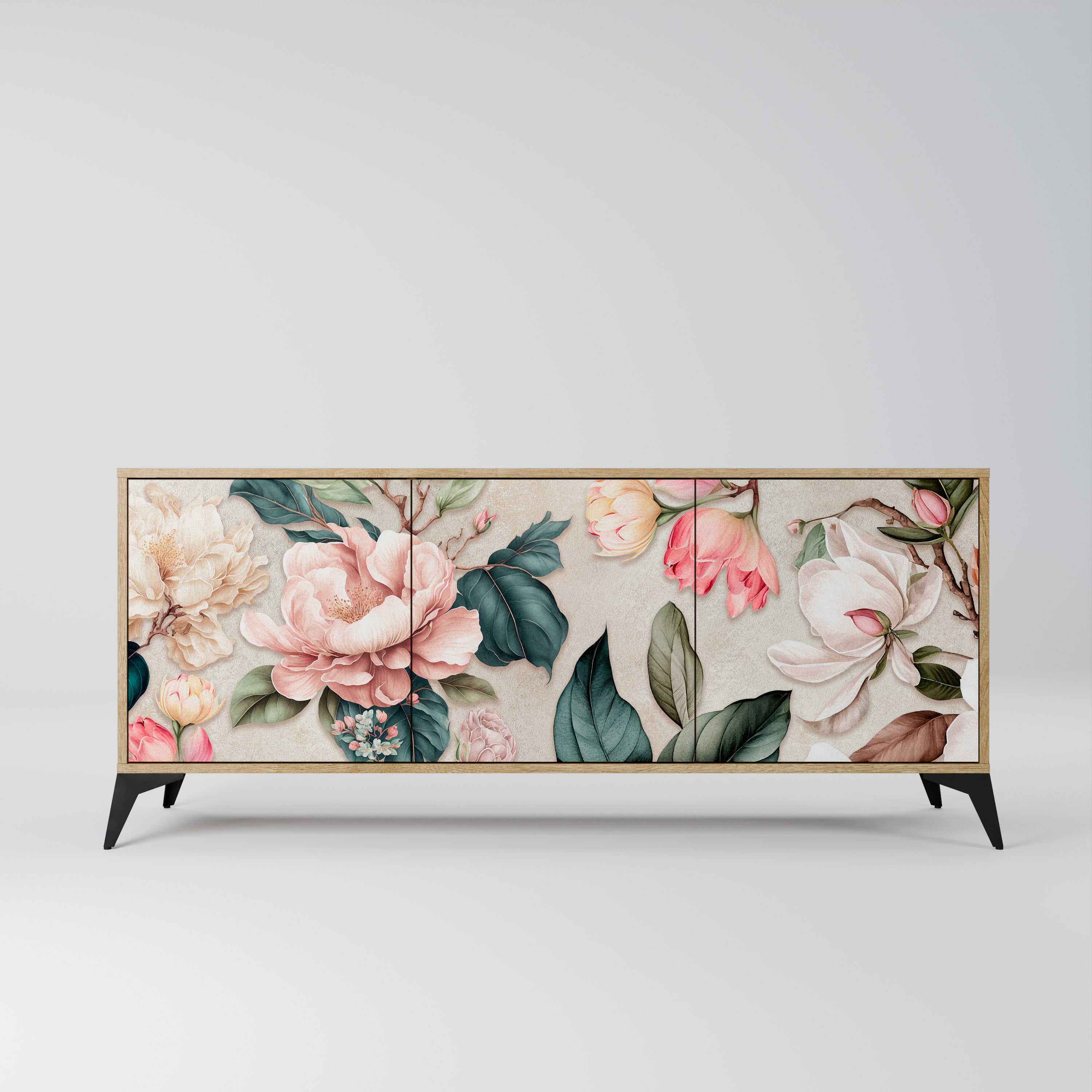 FLORAL GRACE Komoda 3-drzwiowa